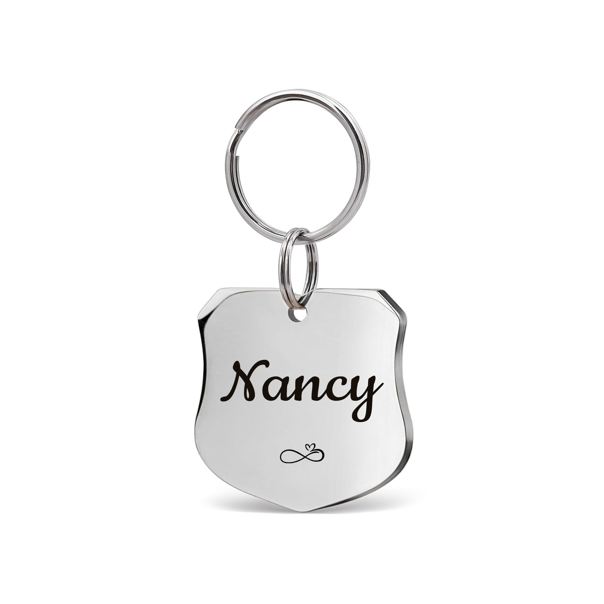Custom Police Shield Shaped Pet ID Dog Tag