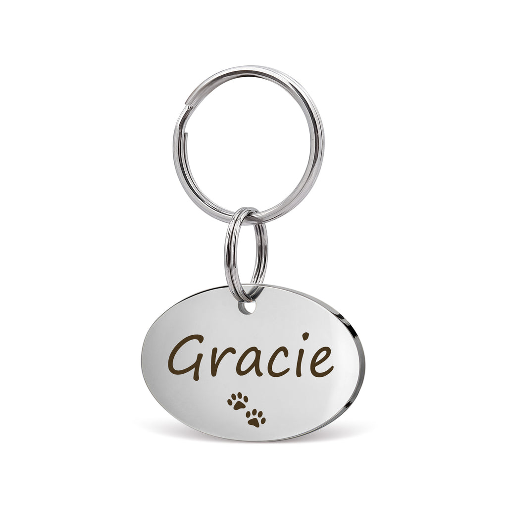 Oval Pet ID Dog Tag