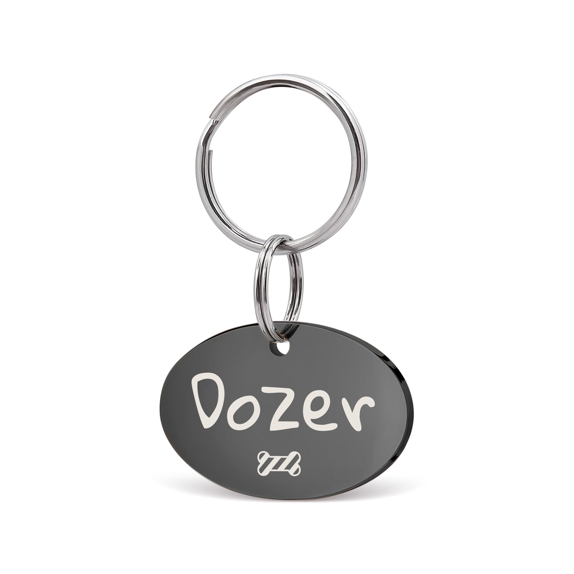 Oval Pet ID Dog Tag