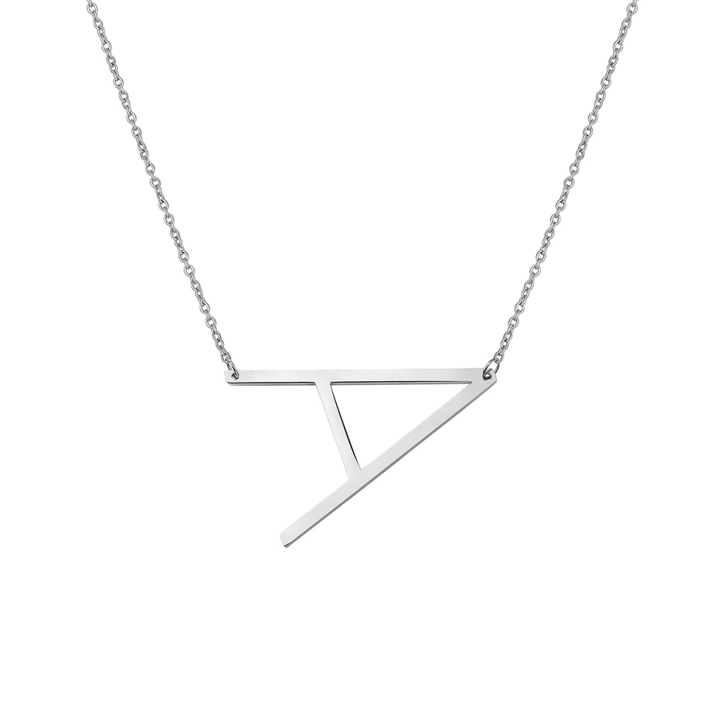 Large Letter Initial Necklace