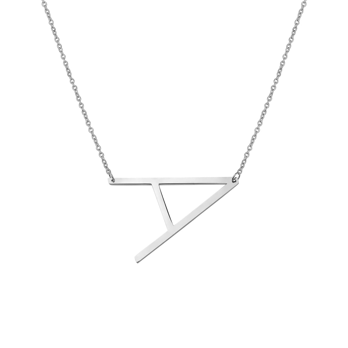 Large Letter Initial Necklace