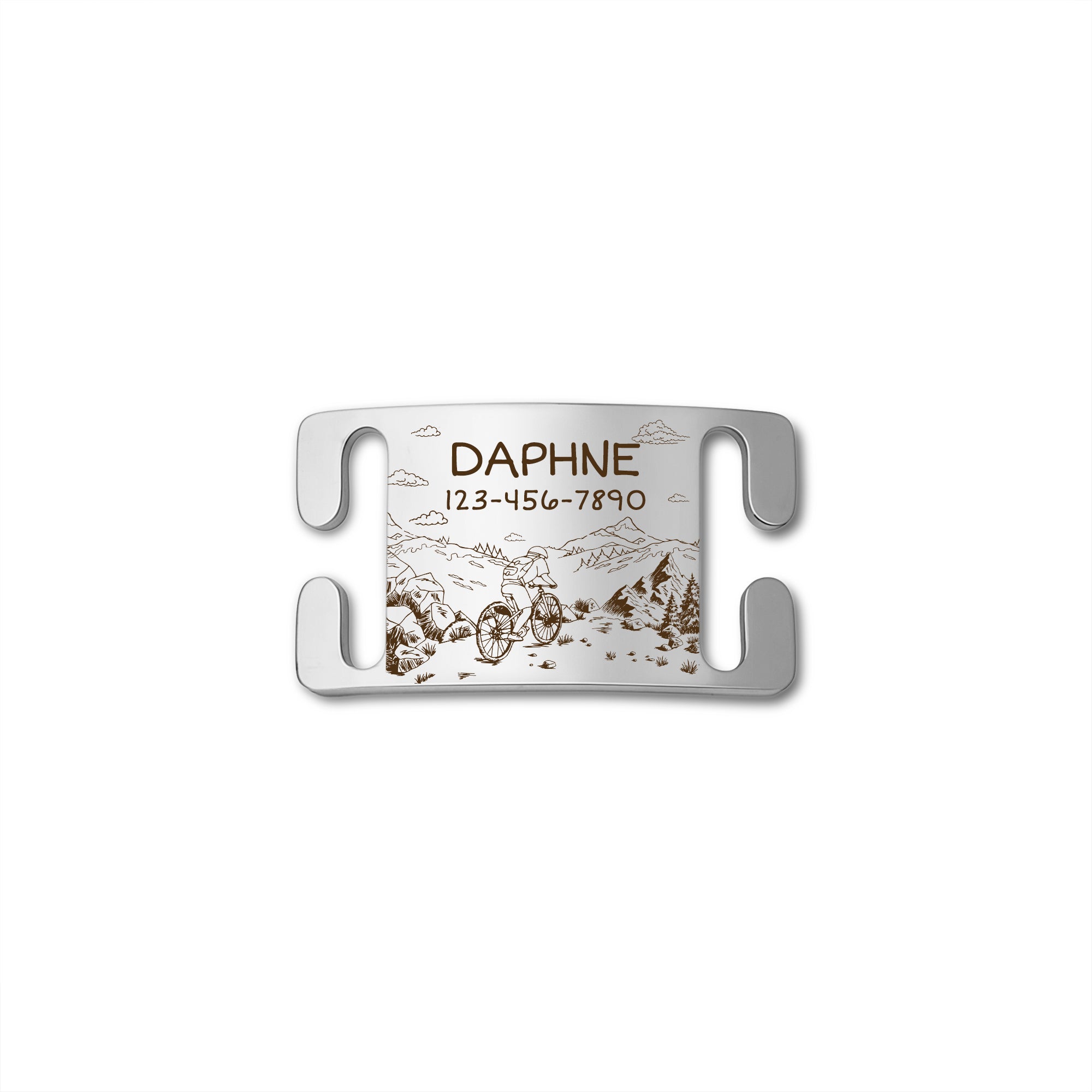 Outdoor Biking Slide-On Pet ID Tag