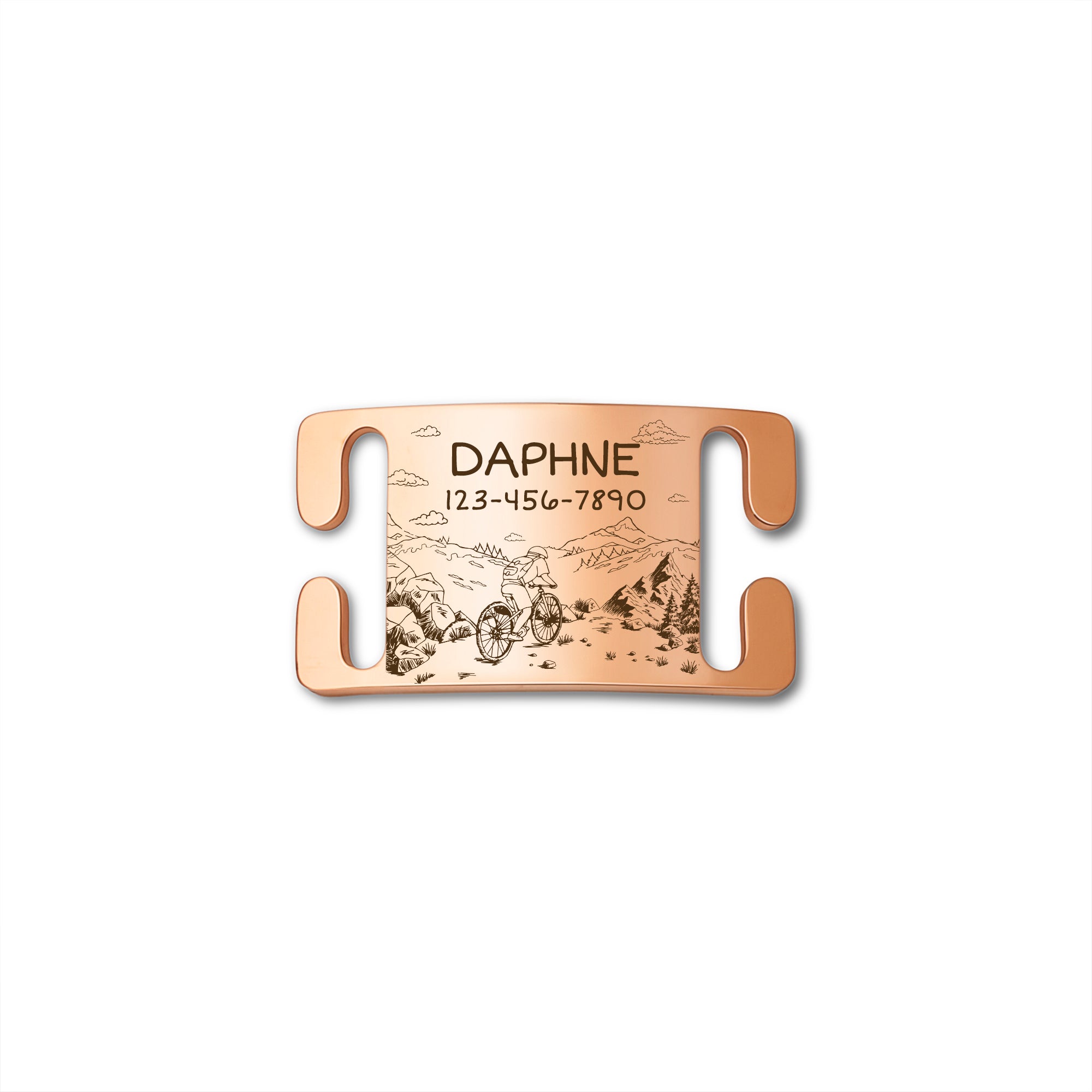 Outdoor Biking Slide-On Pet ID Tag