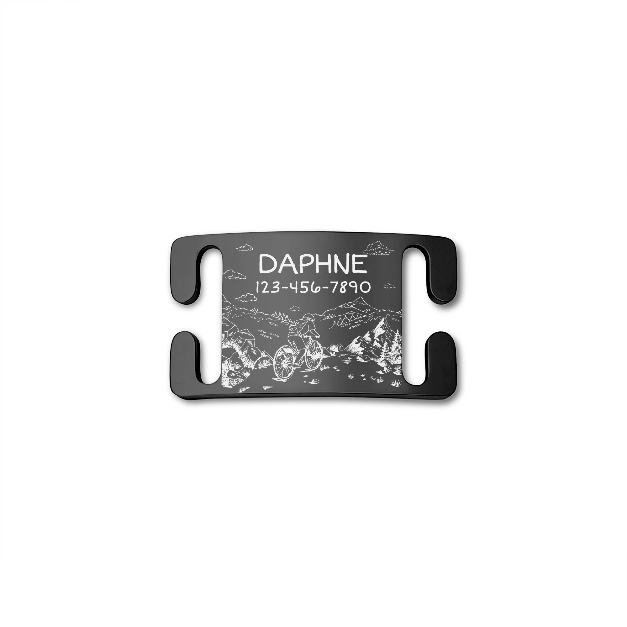 Outdoor Biking Slide-On Pet ID Tag
