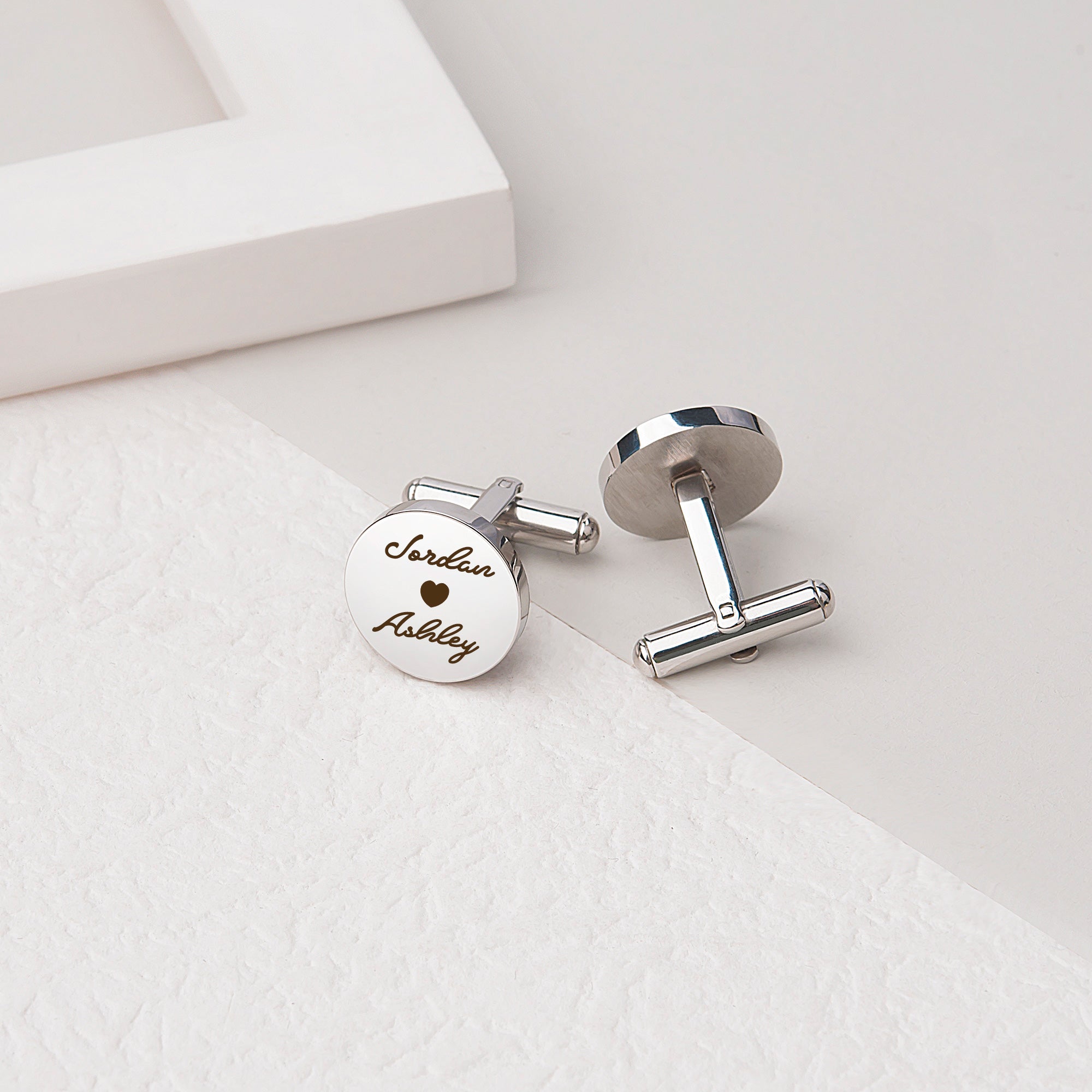 Round Cuff Links