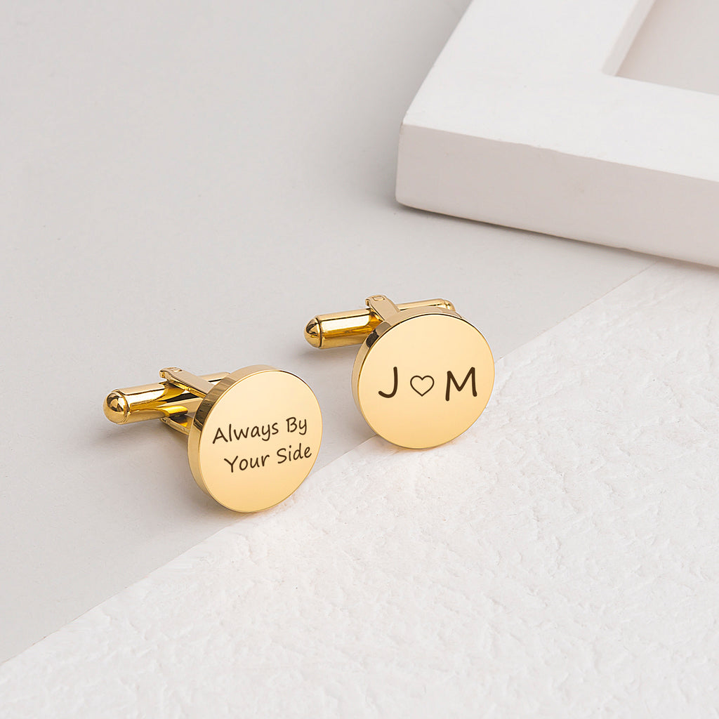Round Cuff Links