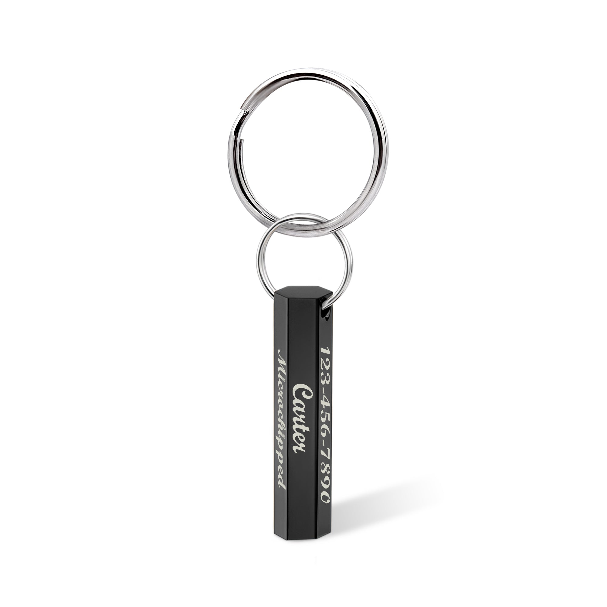 6-Sided Engraving Hexagon Pet Tag