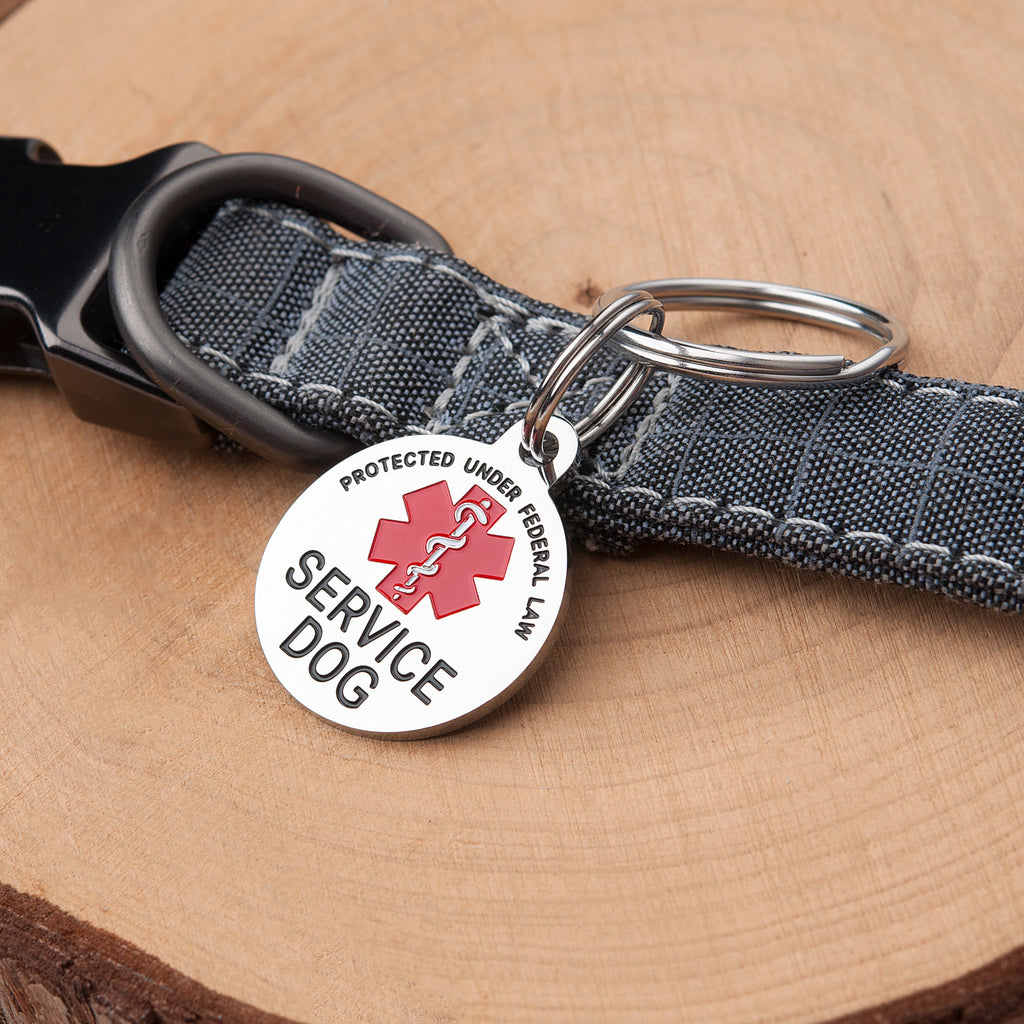 Service Dog Medical Alert Pet ID Dog Tag