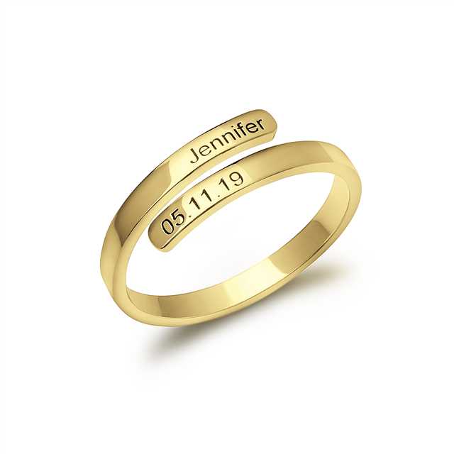 Custom Two Layer Wrap Ring