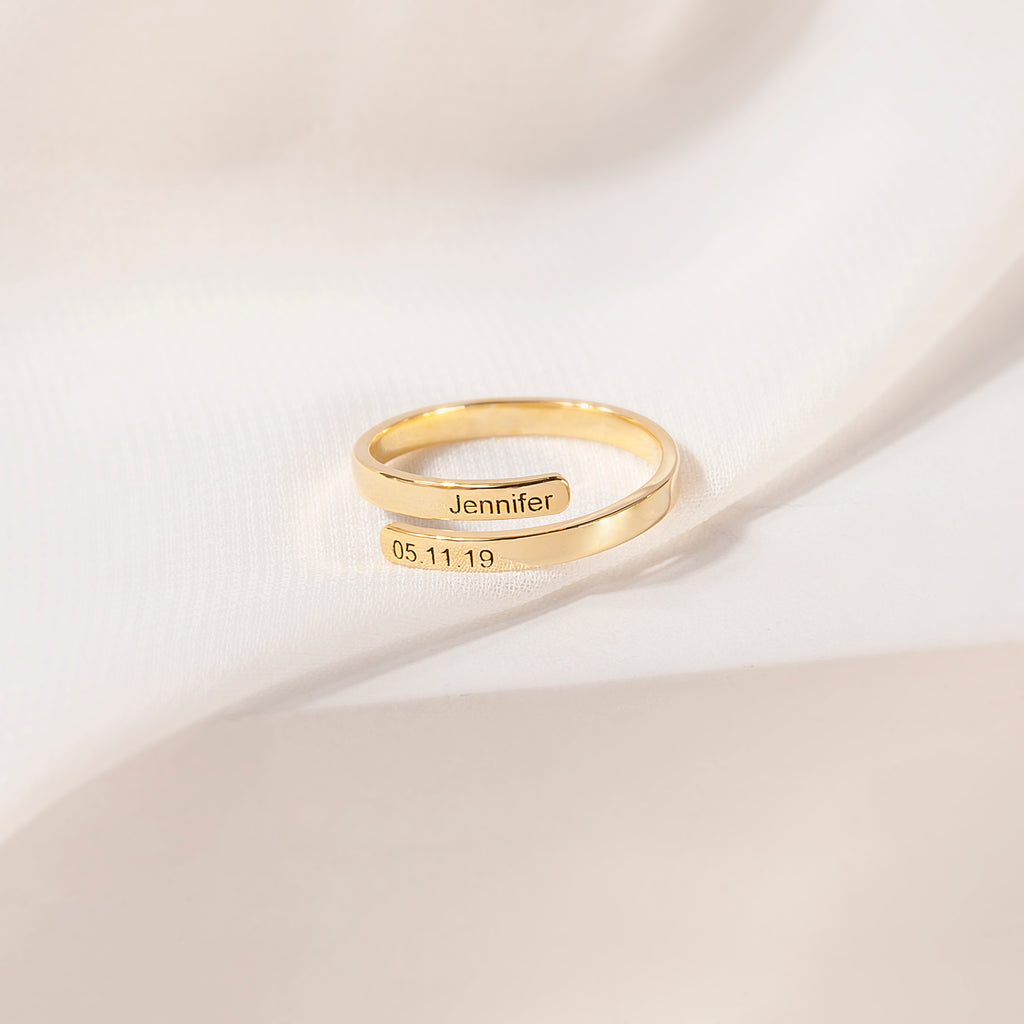 Custom Two Layer Wrap Ring