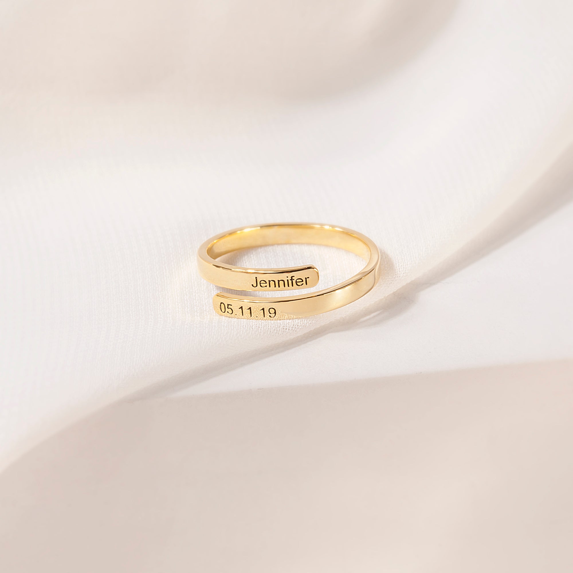 Custom Two Layer Wrap Ring