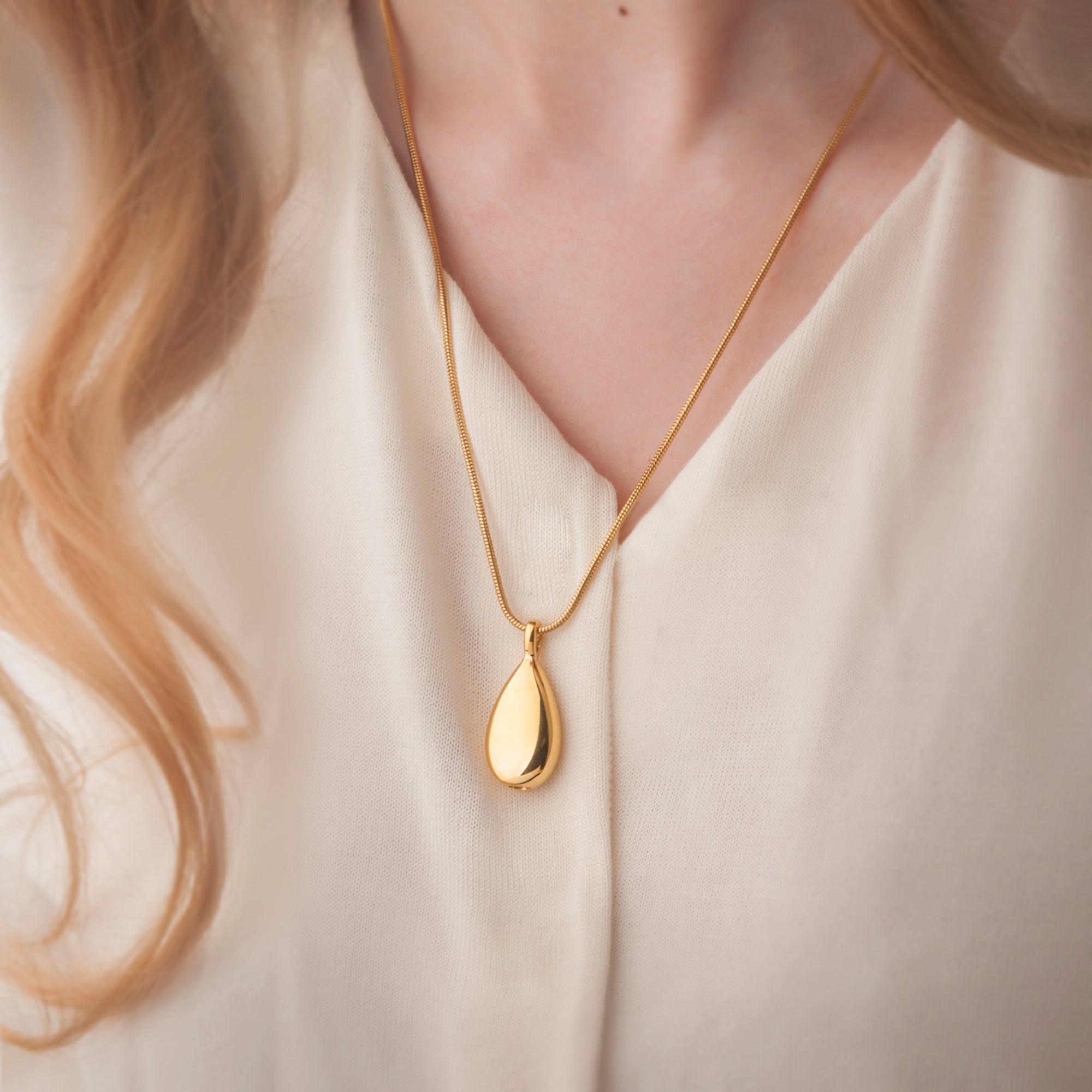 Teardrop Memorial Necklace