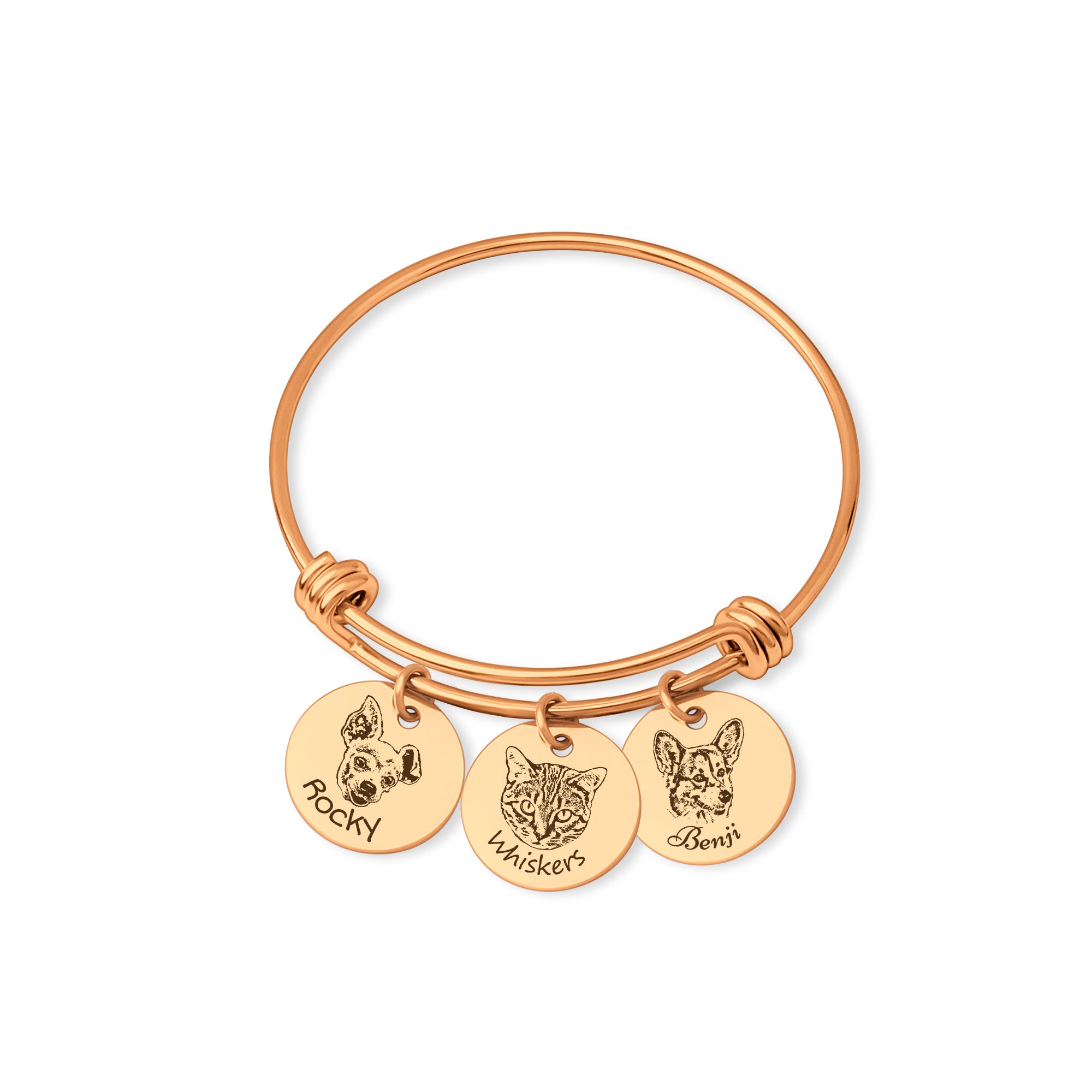 Custom Pet Portrait Adjustable Bracelet