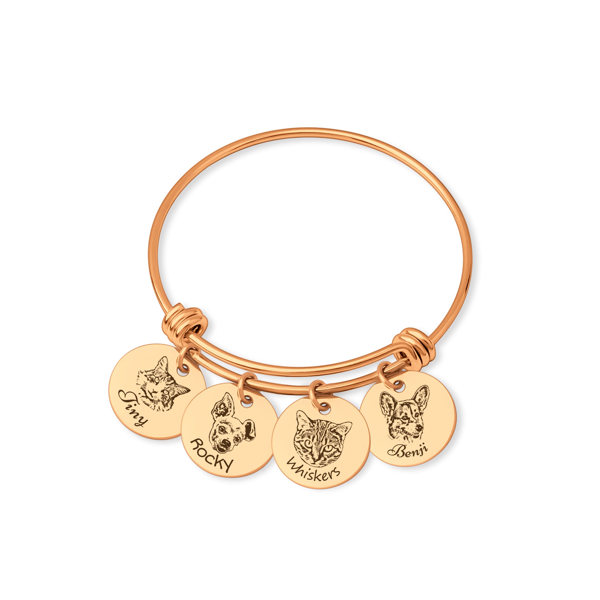 Custom Pet Portrait Adjustable Bracelet