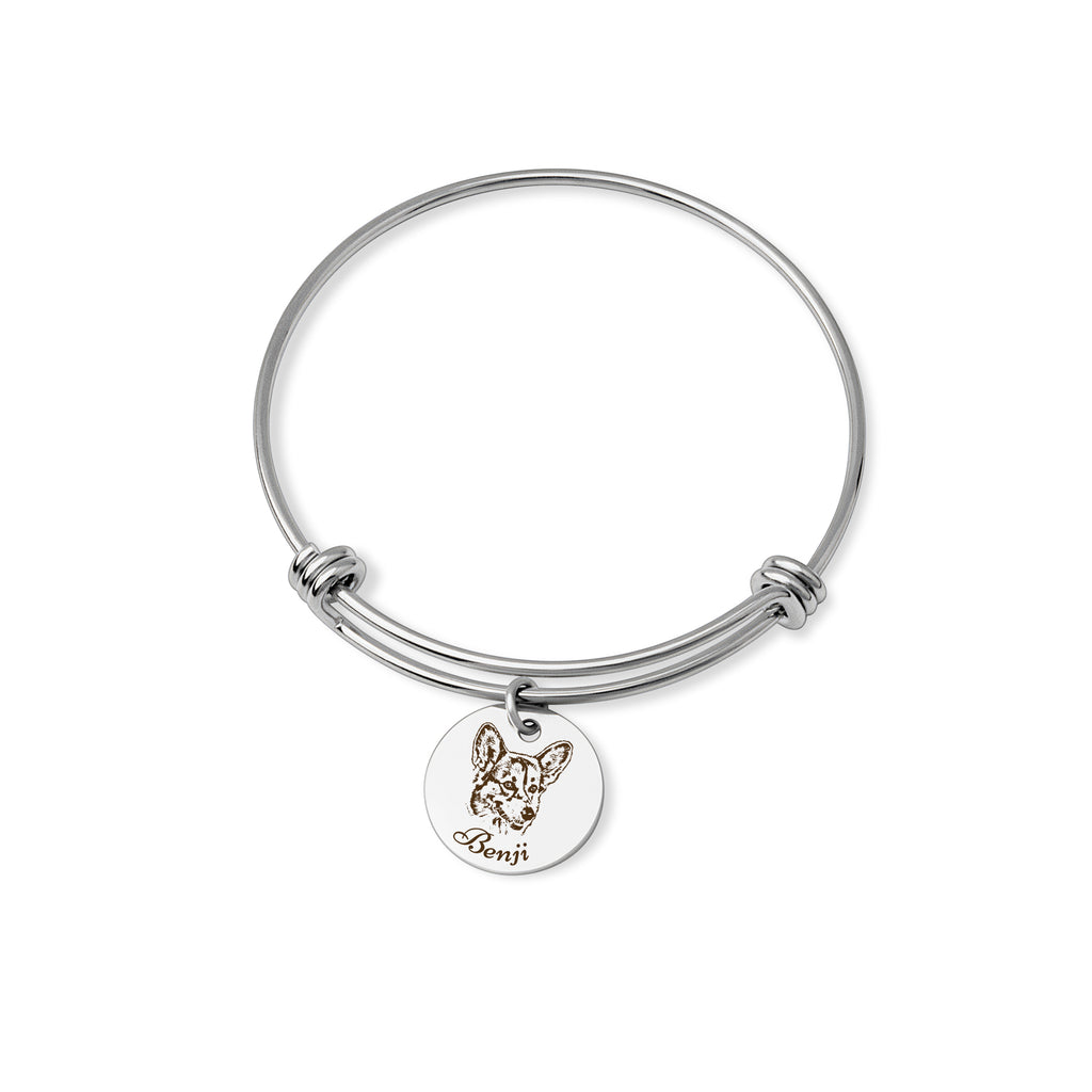 Custom Pet Portrait Adjustable Bracelet