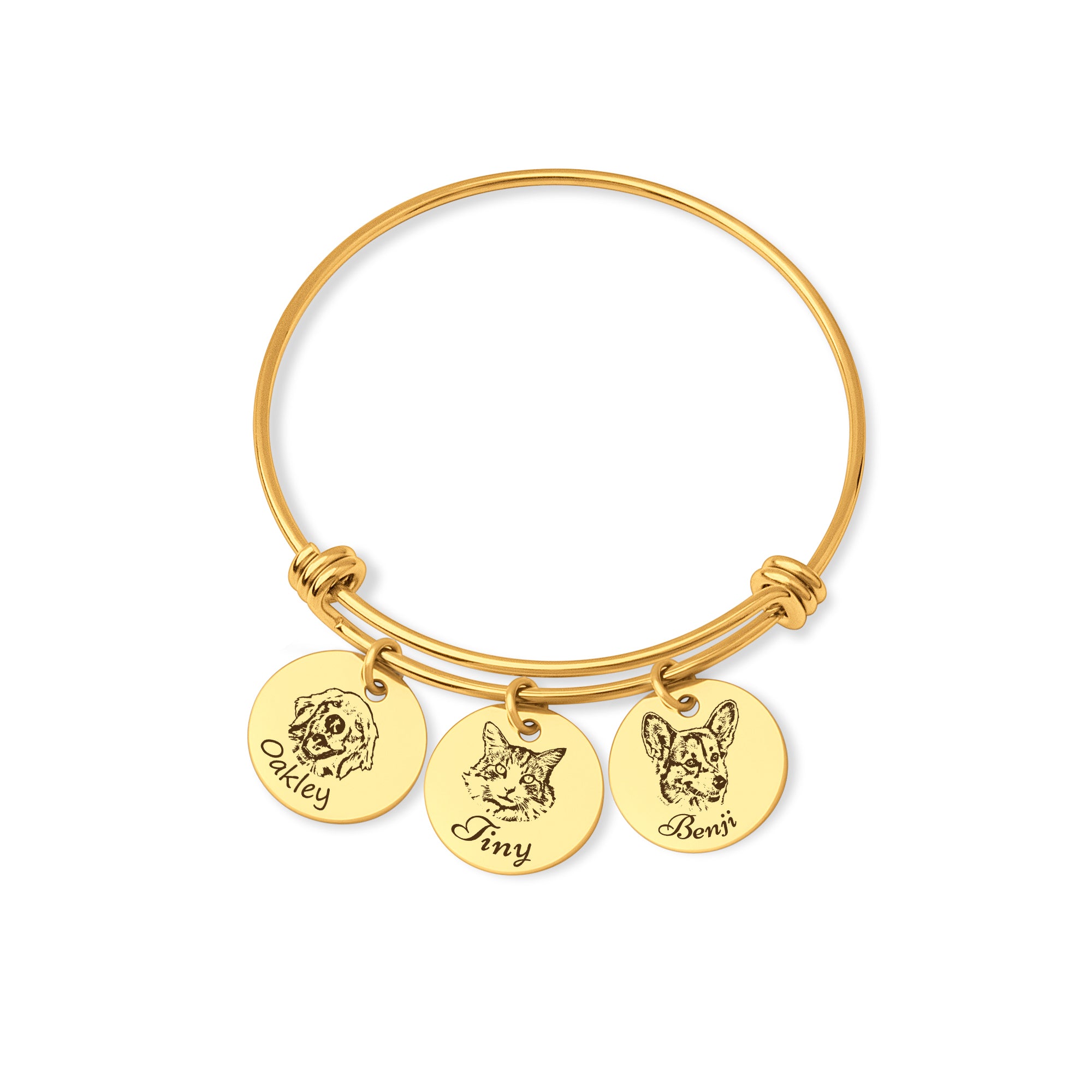 Custom Pet Portrait Adjustable Bracelet