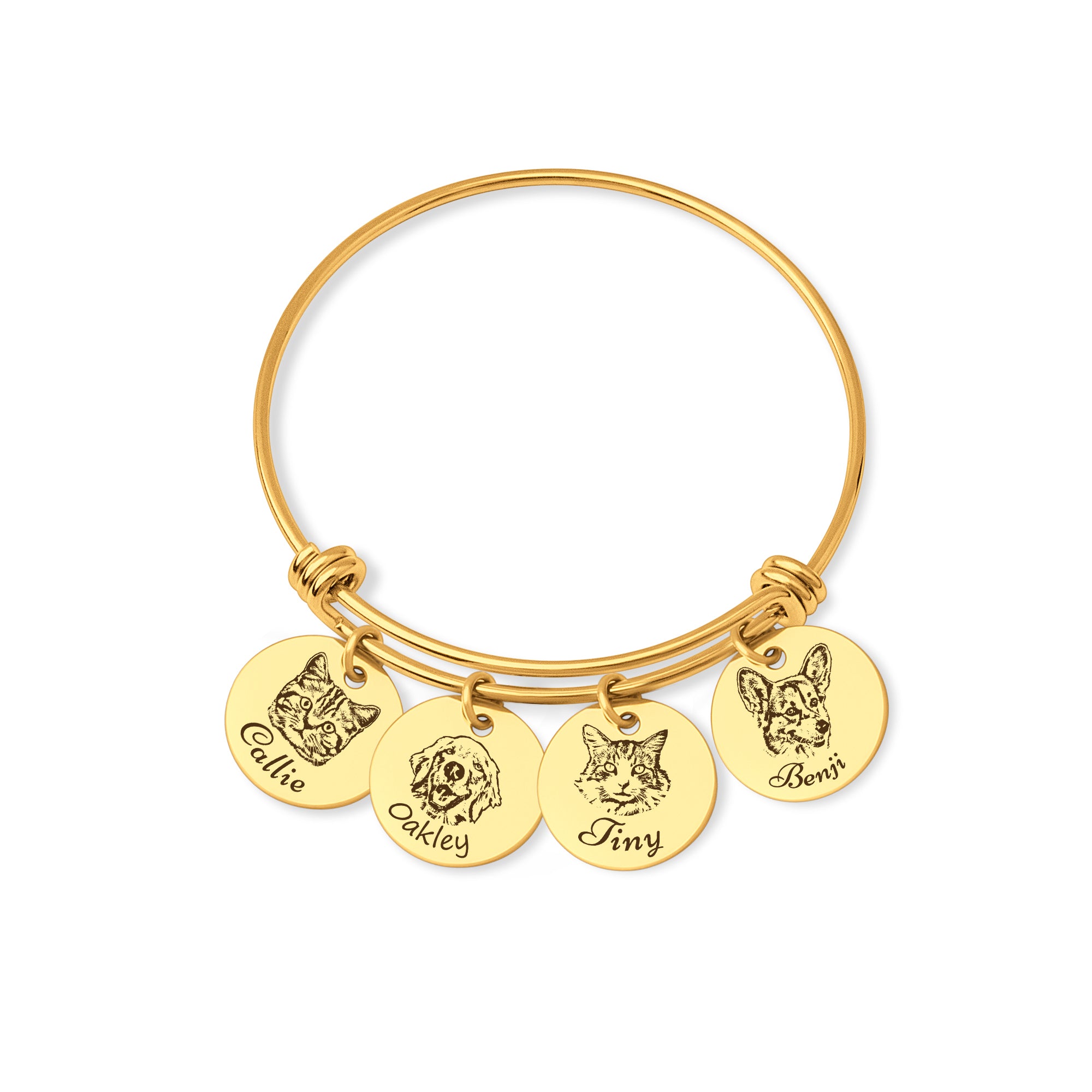 Custom Pet Portrait Adjustable Bracelet