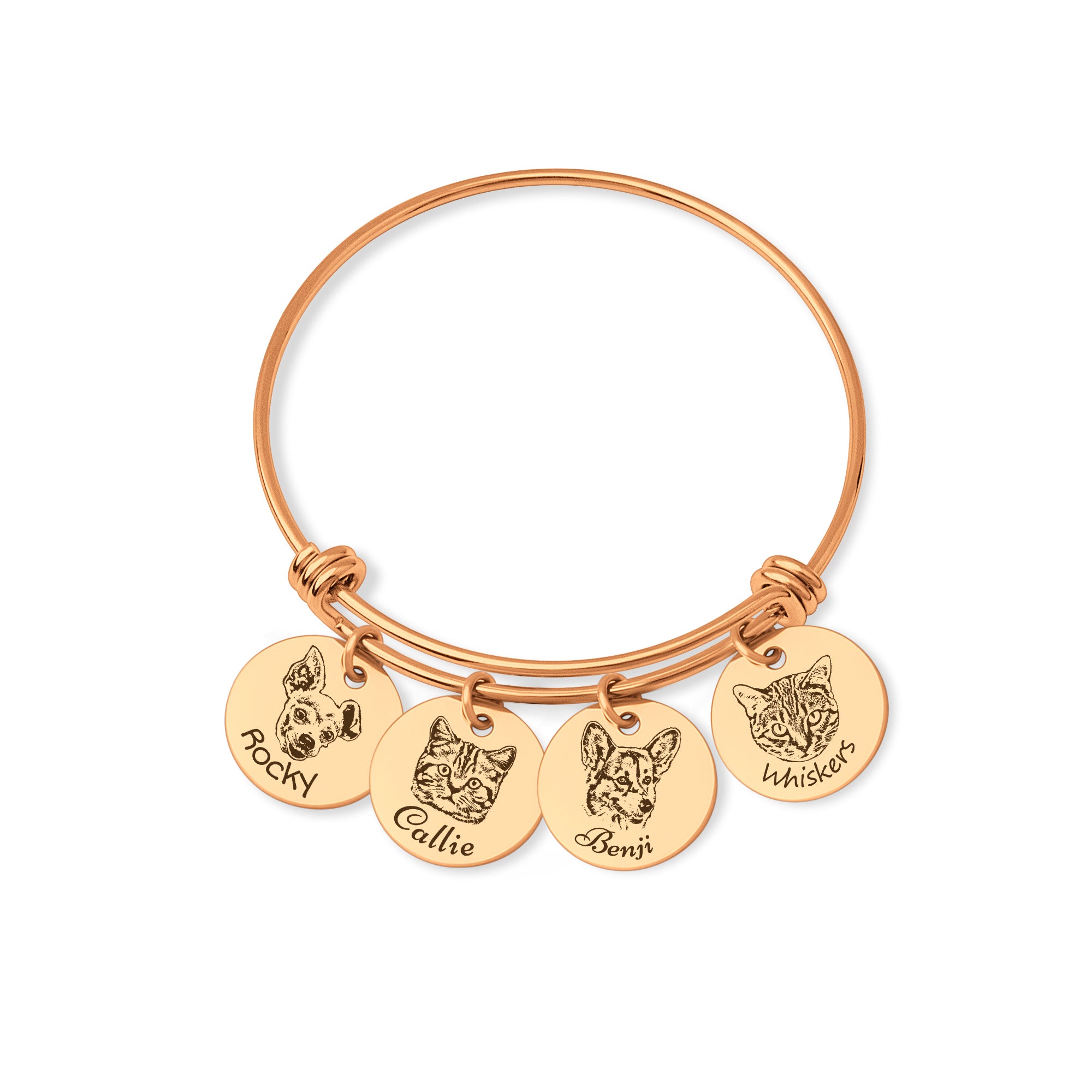 Custom Pet Portrait Adjustable Bracelet
