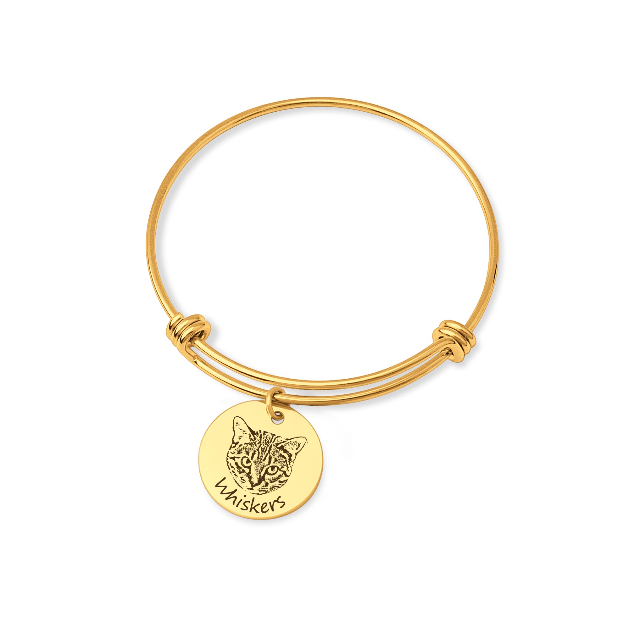 Pet Portrait Charm Adjustable Bracelet