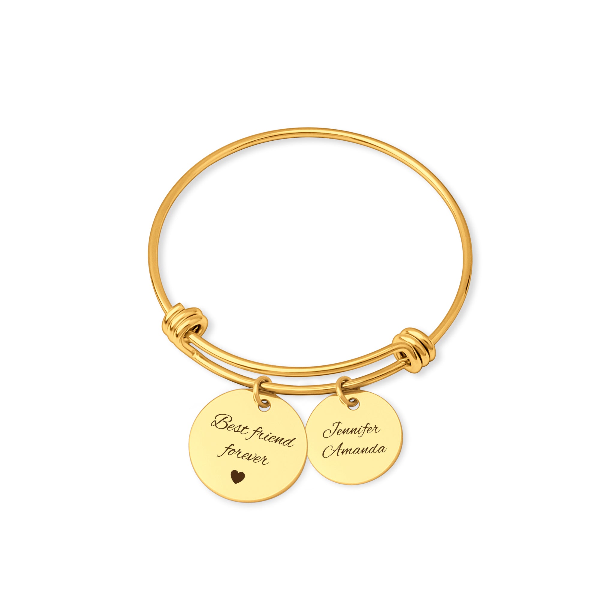 Anavia Custom Name Bangle Bracelet