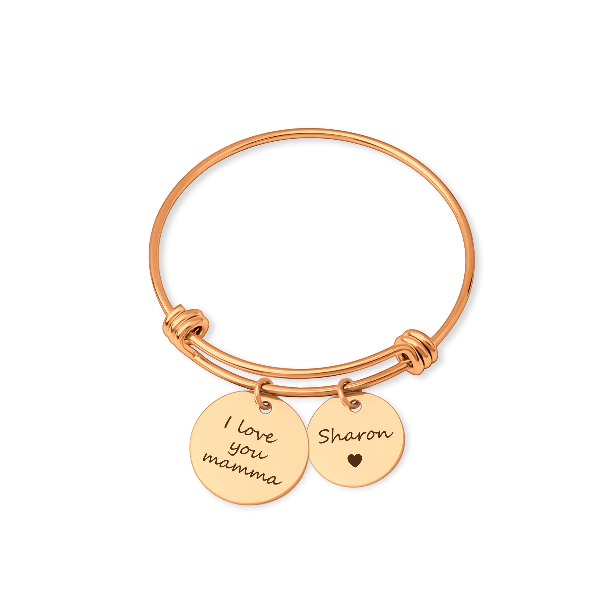 Anavia Custom Name Bangle Bracelet