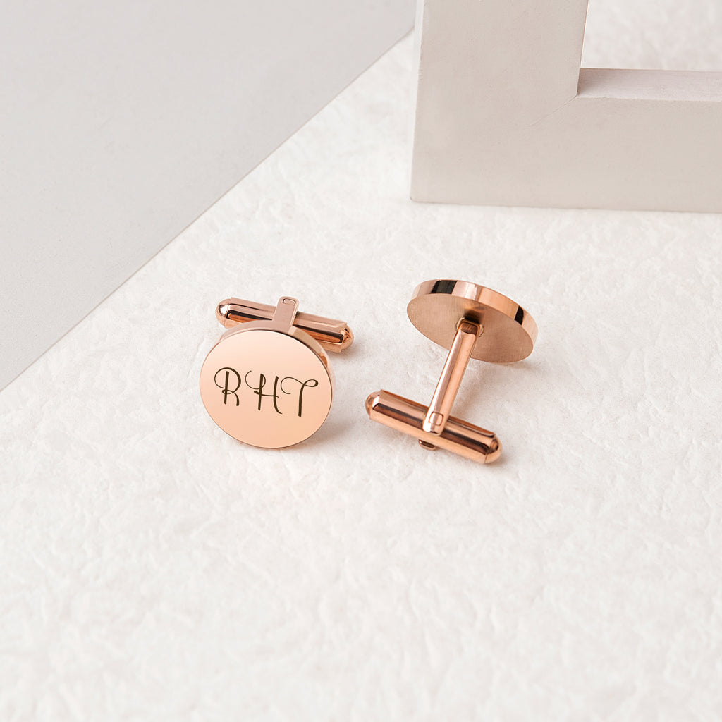 Round Cuff Links