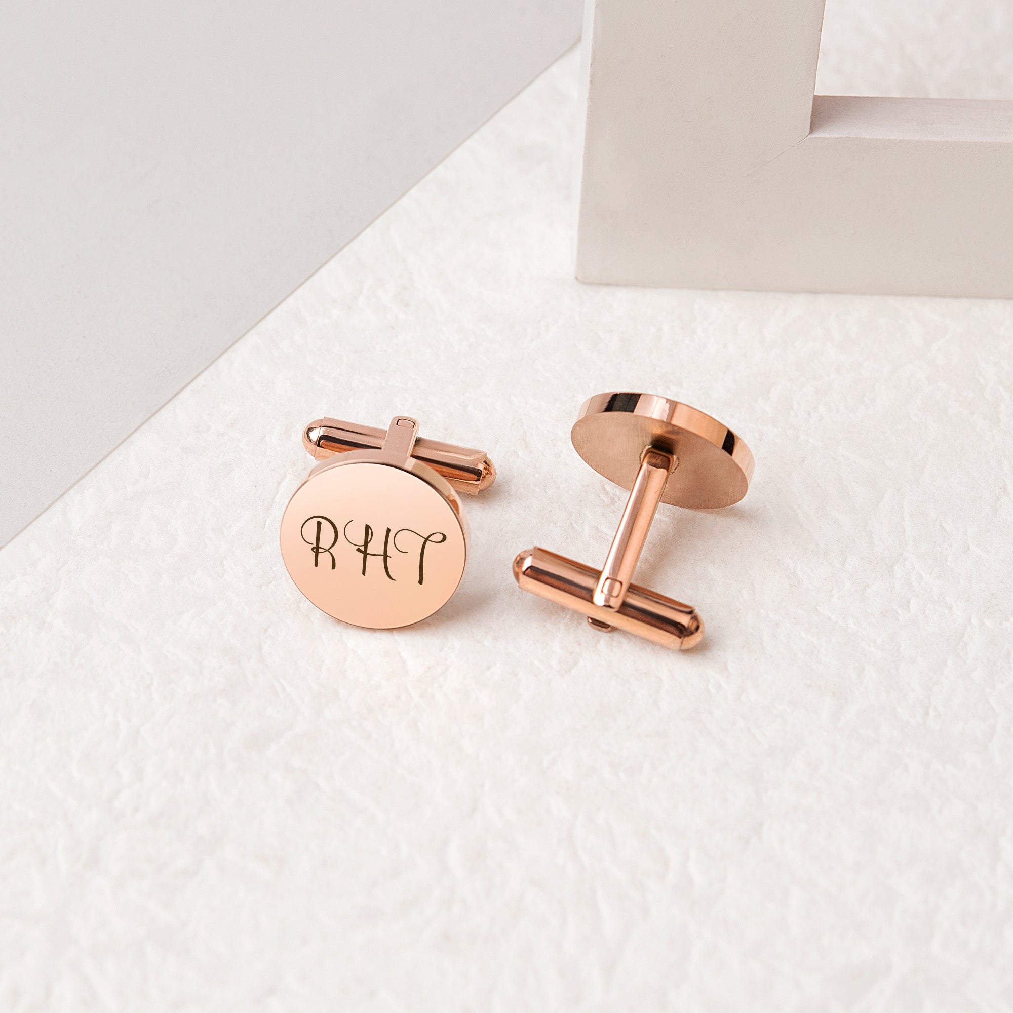 Round Cuff Links