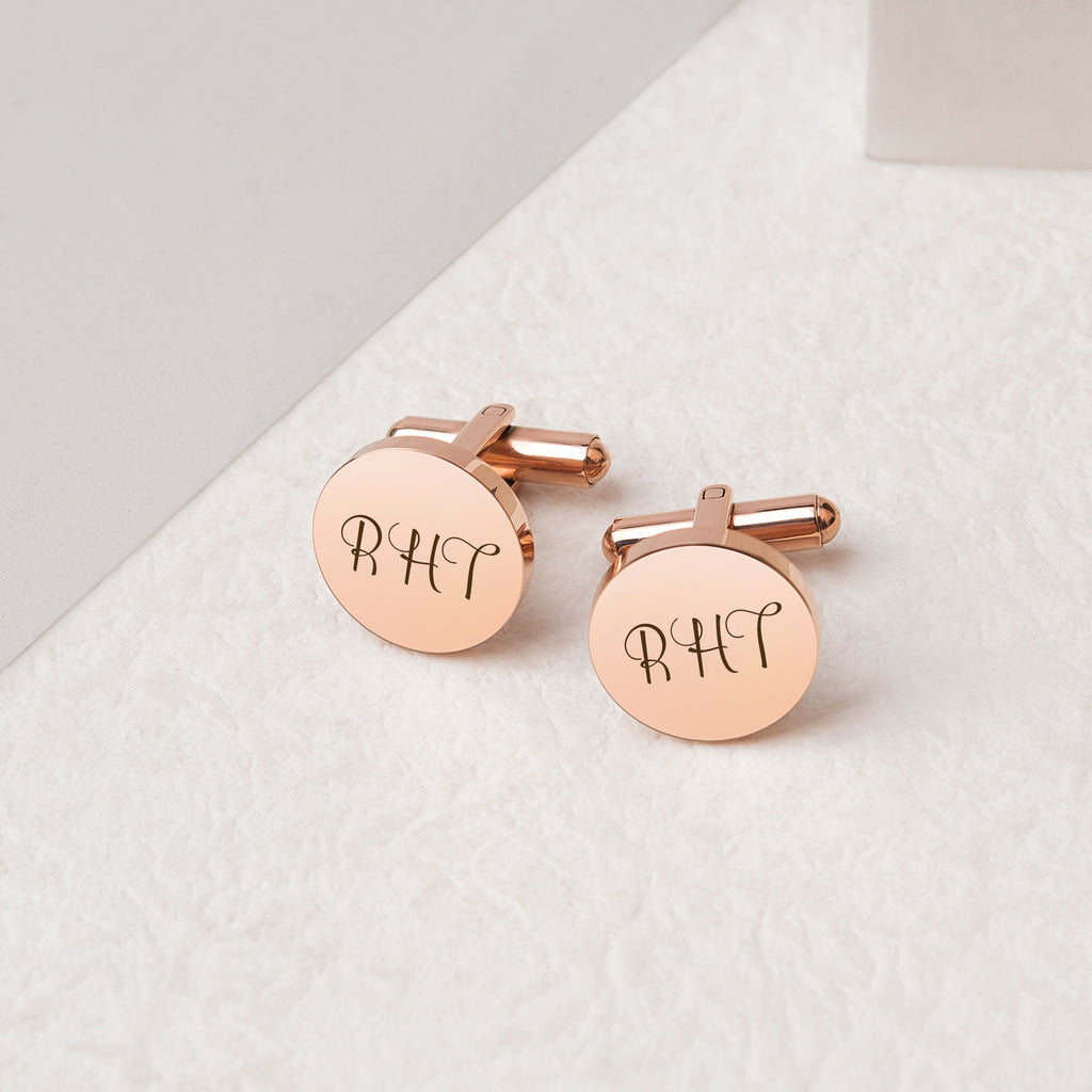 Round Cuff Links