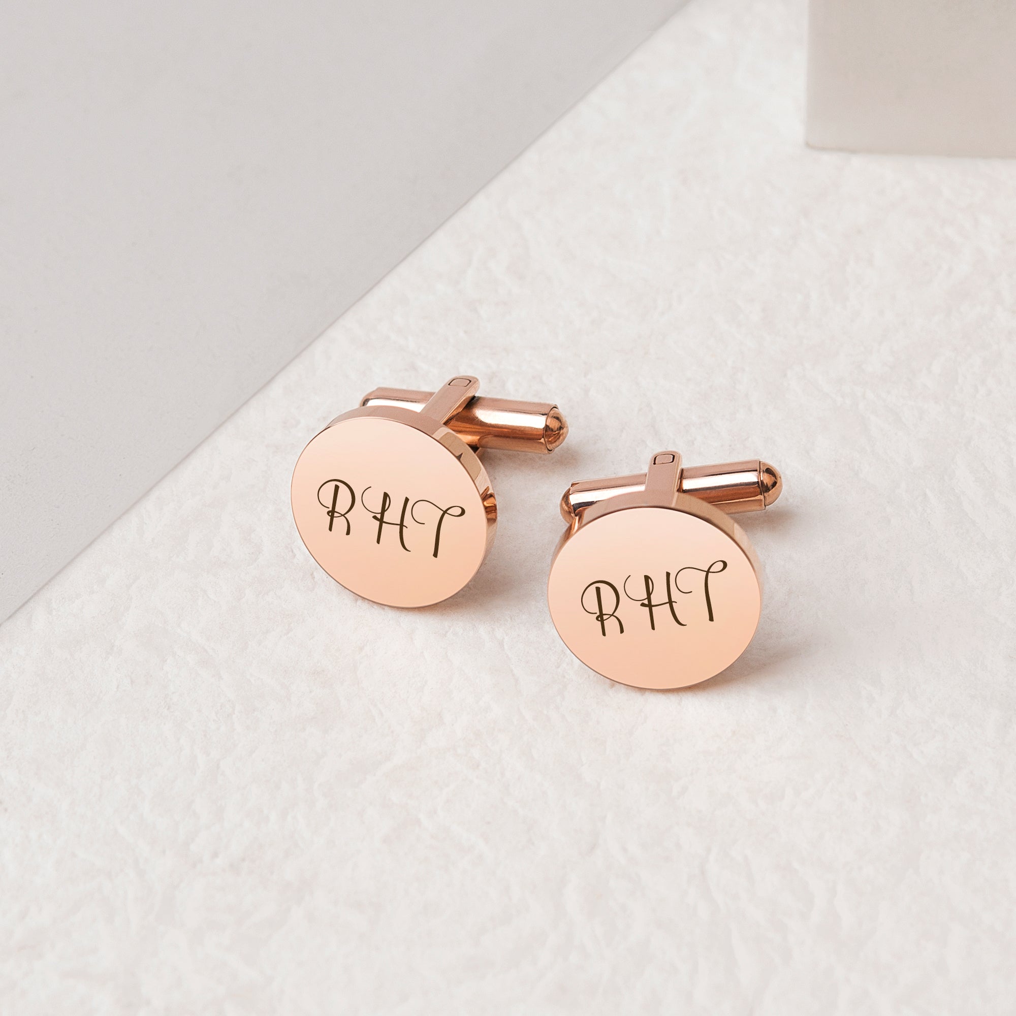 Round Cuff Links