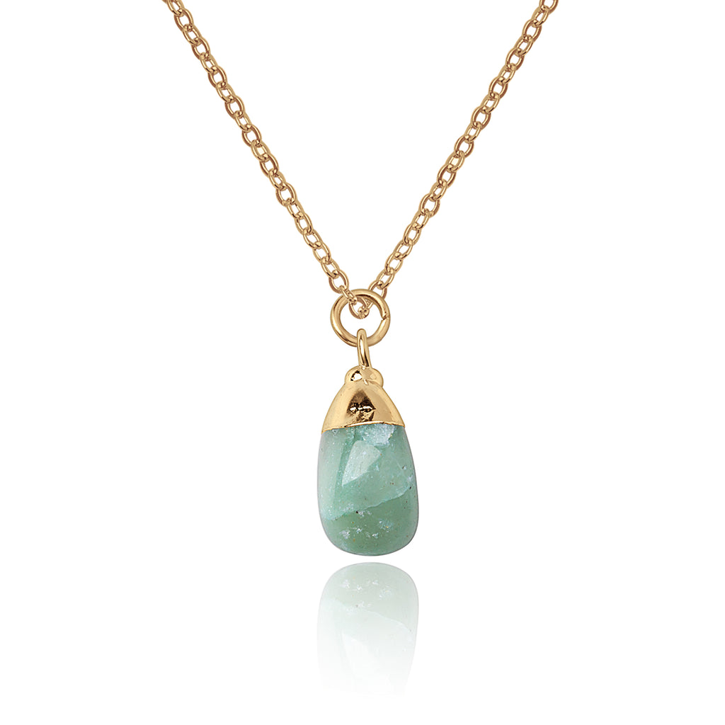 Irregular Shape Raw Birthstone Necklace