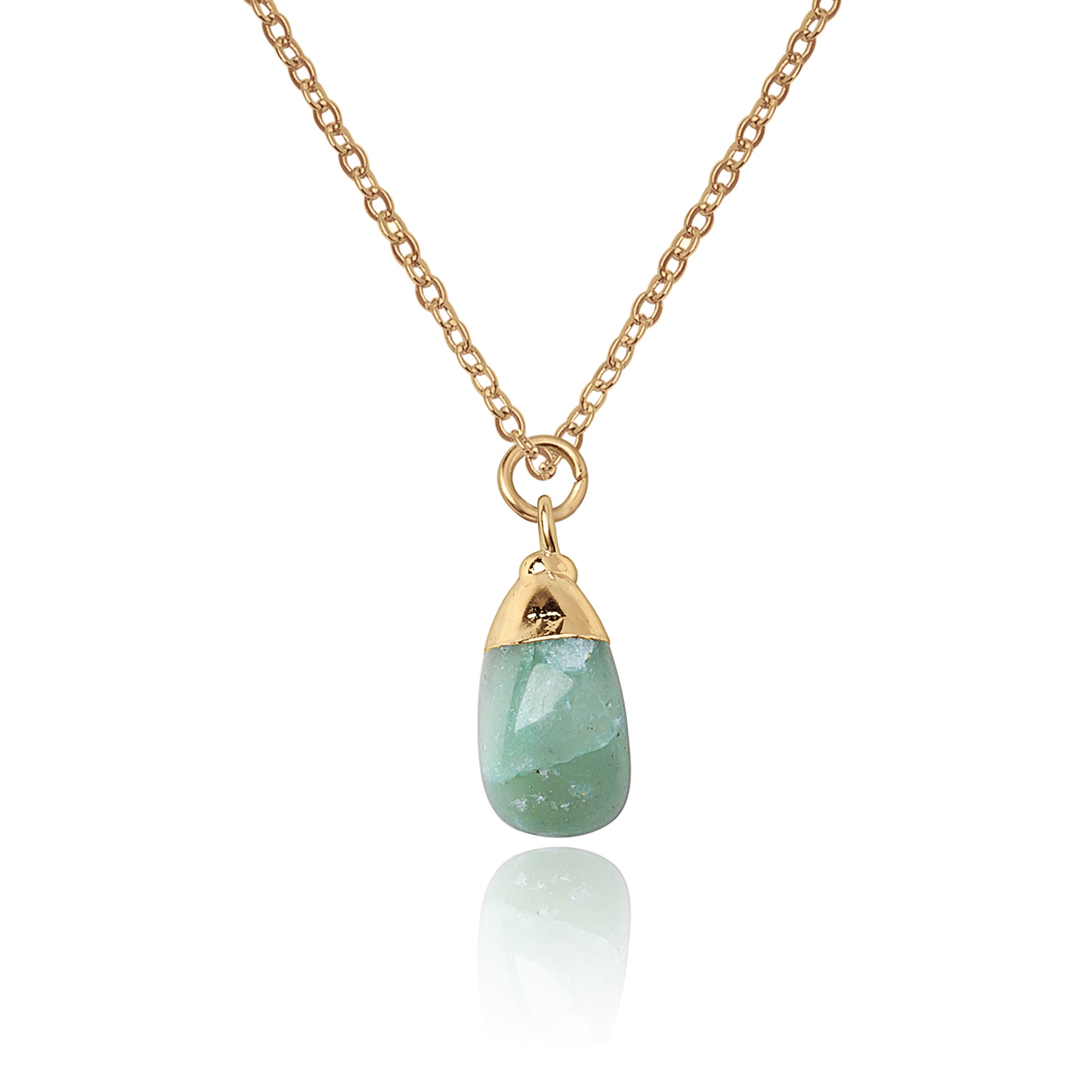 Irregular Shape Raw Birthstone Necklace