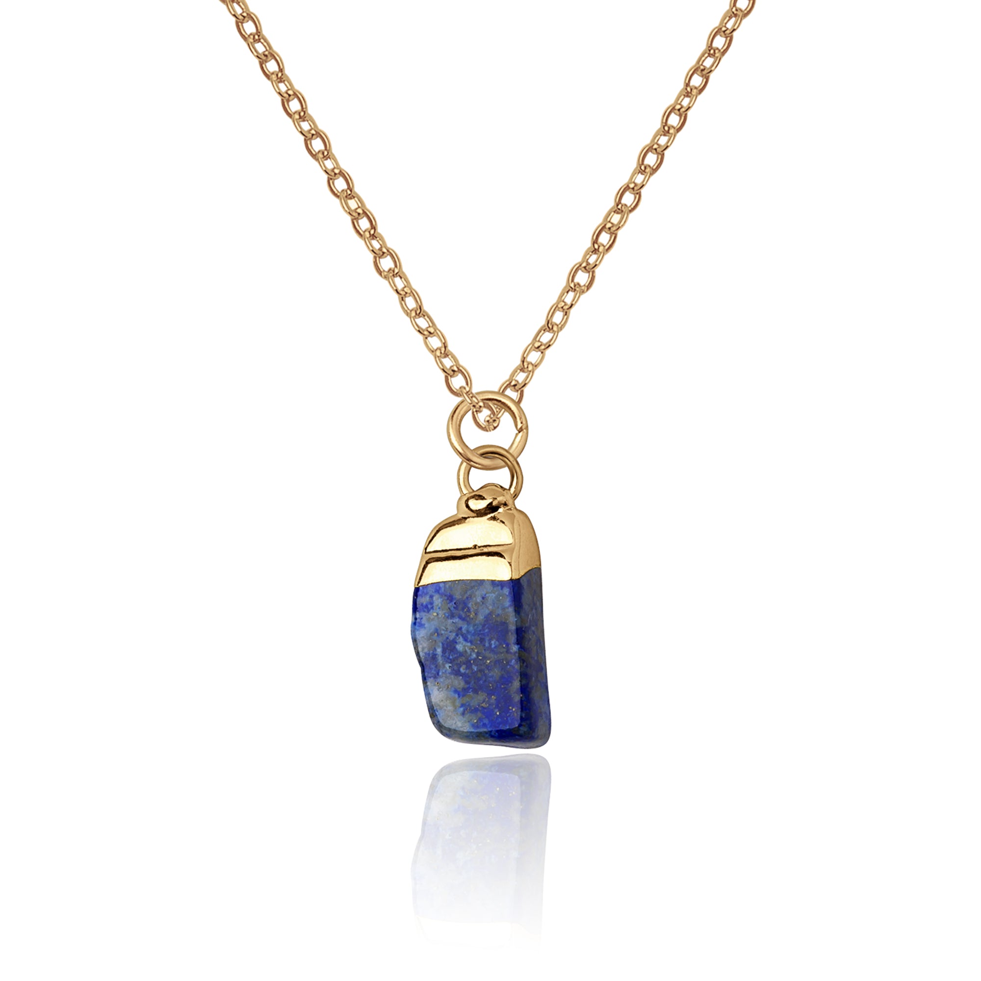 Irregular Shape Raw Birthstone Necklace