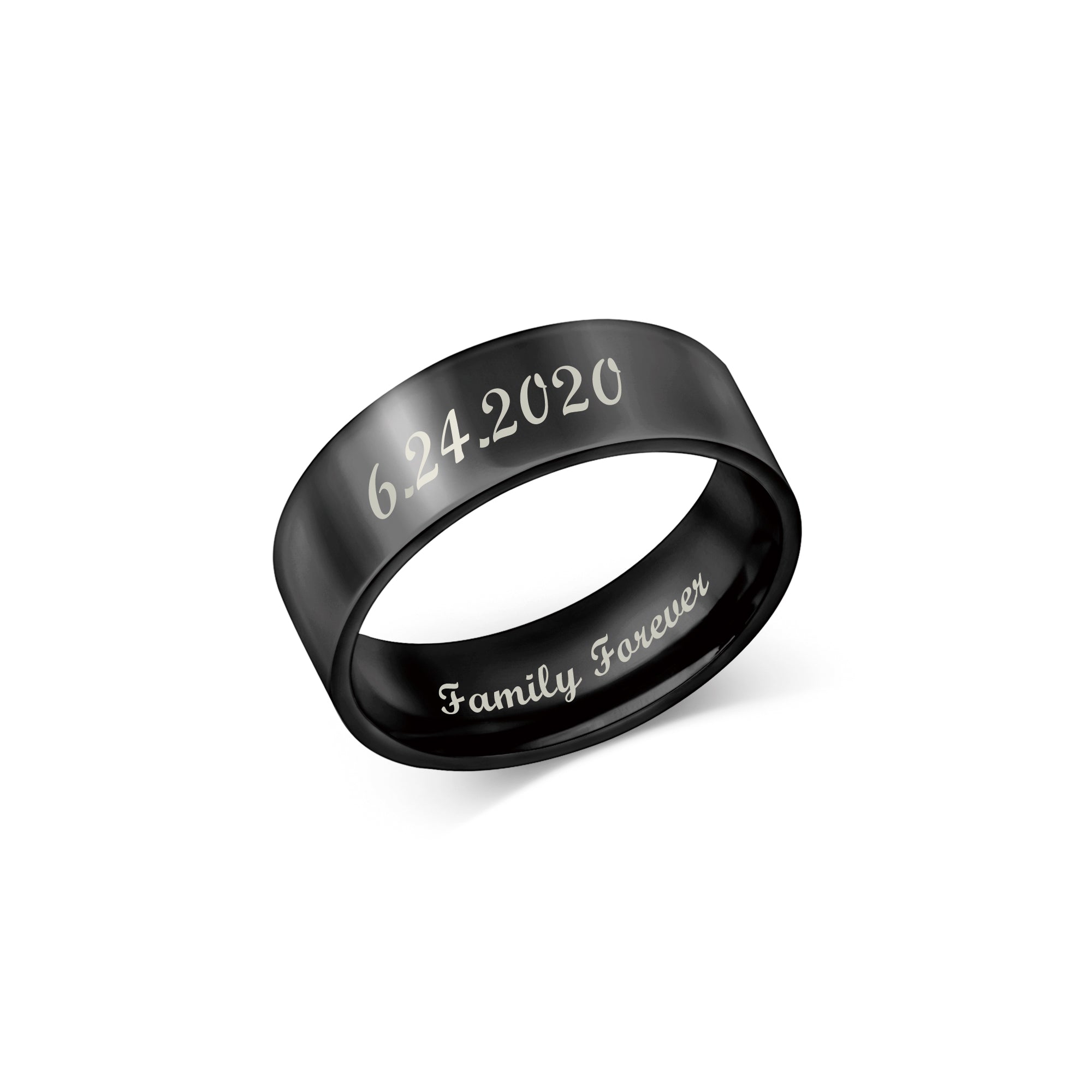 Personalized Stainless Steel Ring