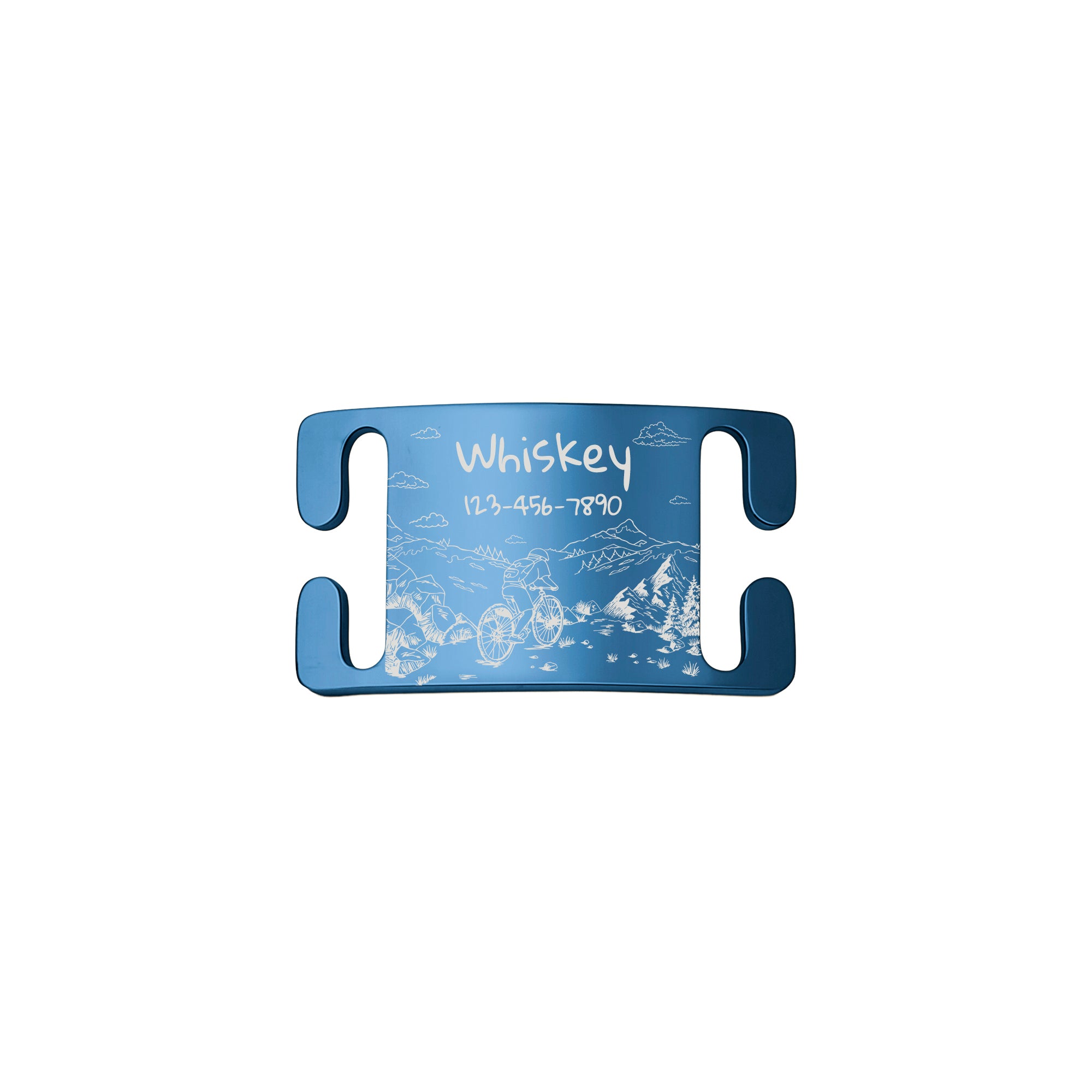 Outdoor Biking Slide-On Pet ID Tag