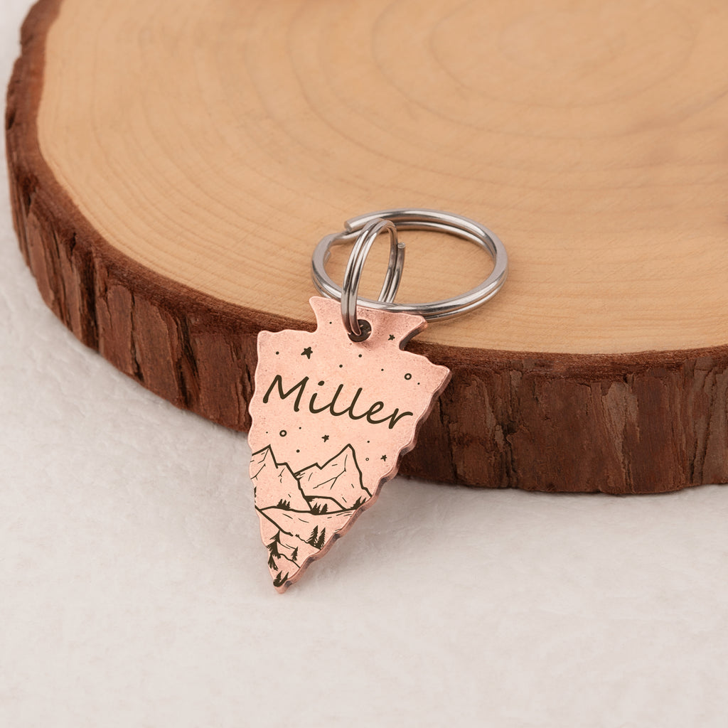 Arrowhead Mountain Starry Night Pet ID Dog Tag