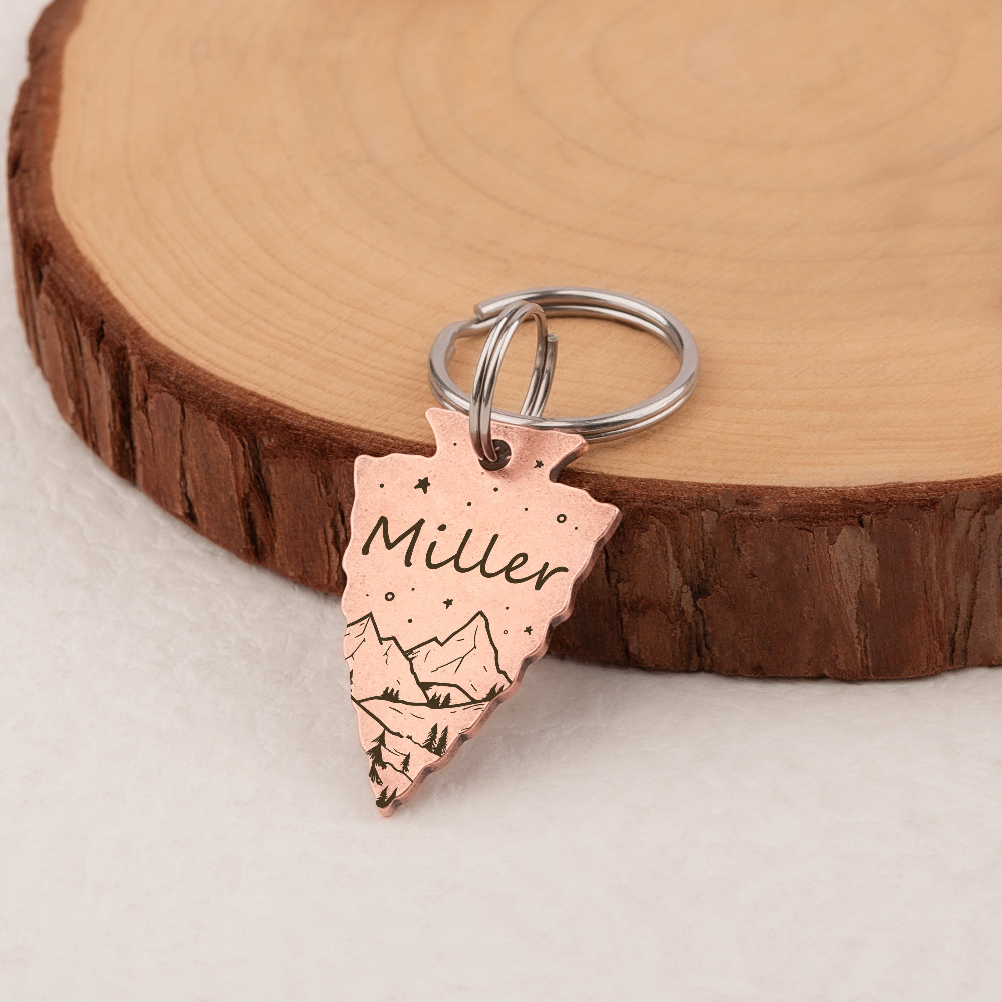 Arrowhead Mountain Starry Night Pet ID Dog Tag