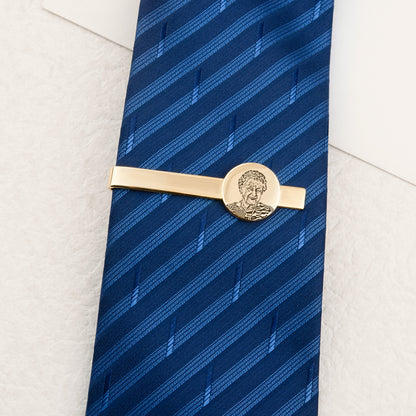 Custom Men's Picture Brass Tie Clip