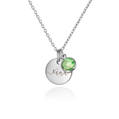 Birthstone Charm Necklace