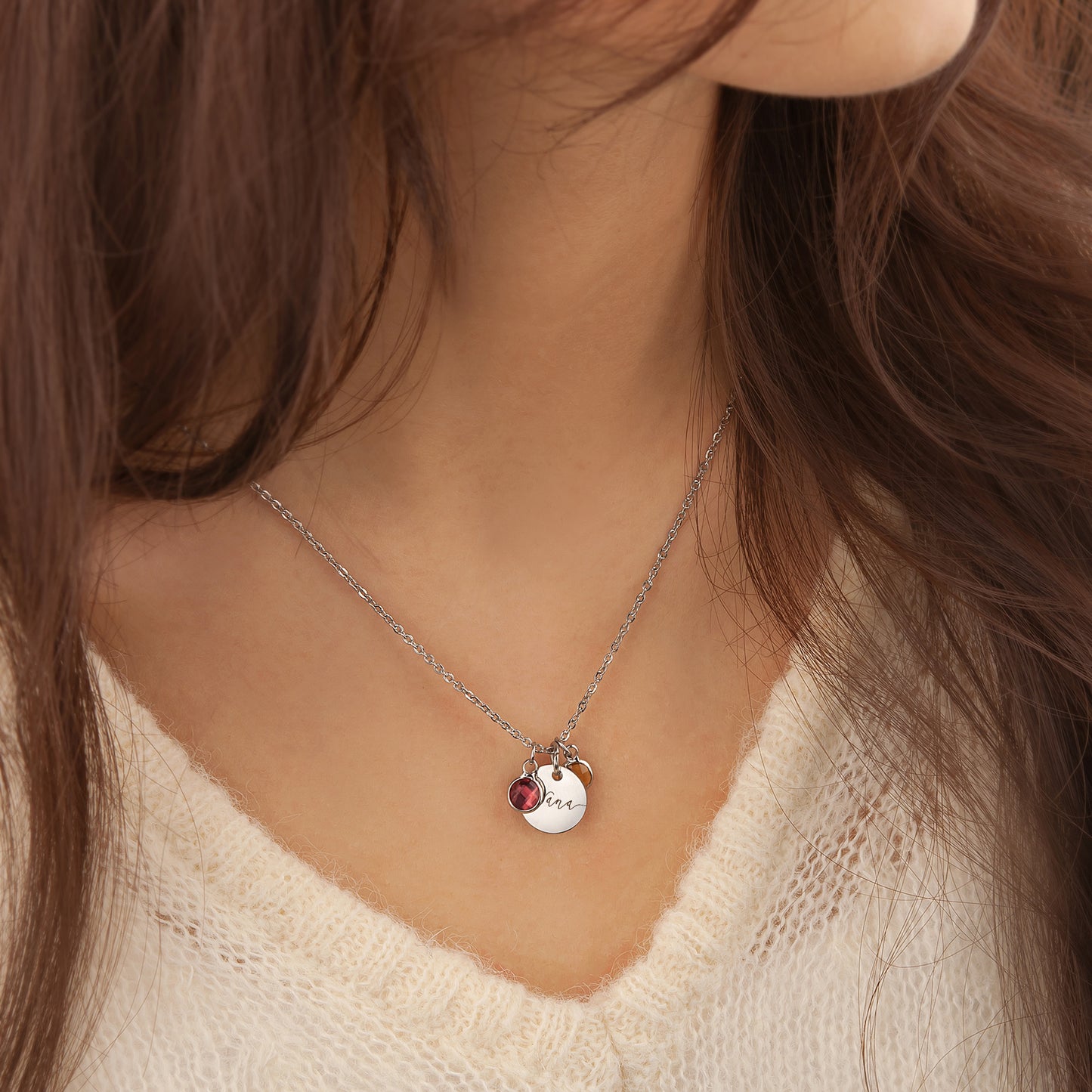 Birthstone Charm Necklace