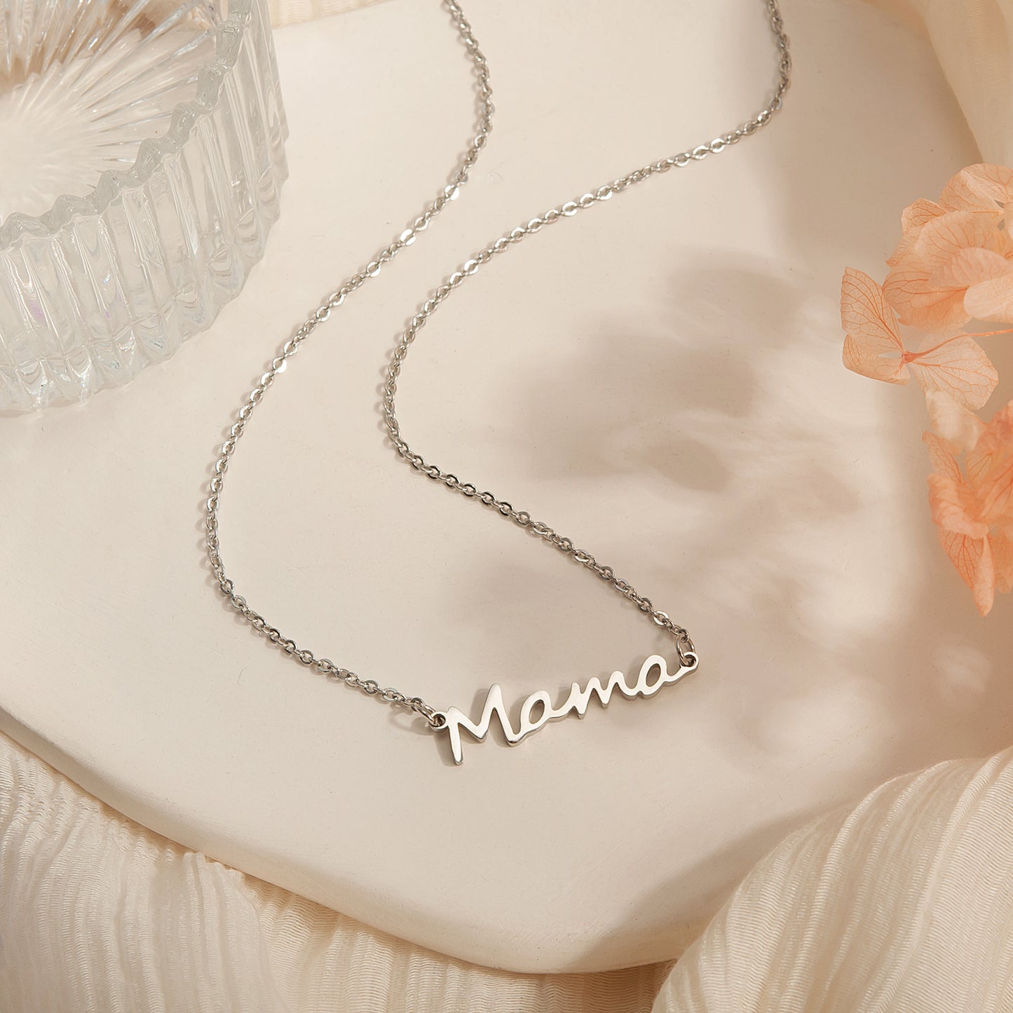 To an Amazing New Mom Mama Necklace Gift Set