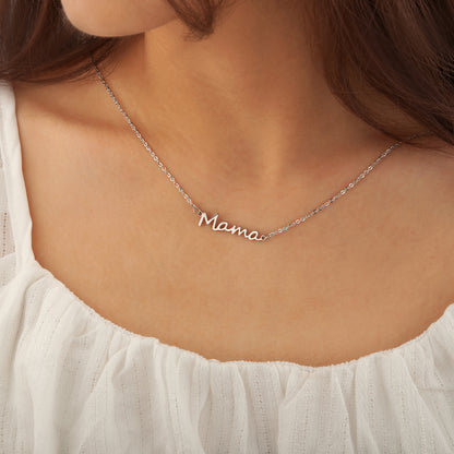 To an Amazing New Mom Mama Necklace Gift Set