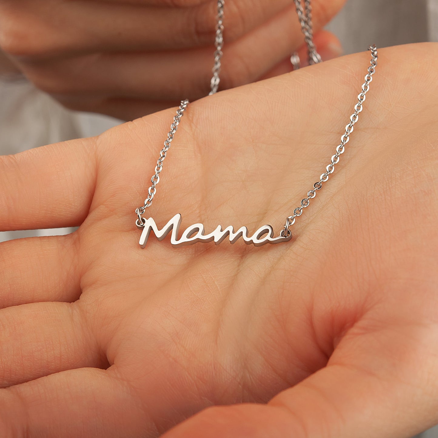 "I Love You Mom" Mama Necklace Gift Set