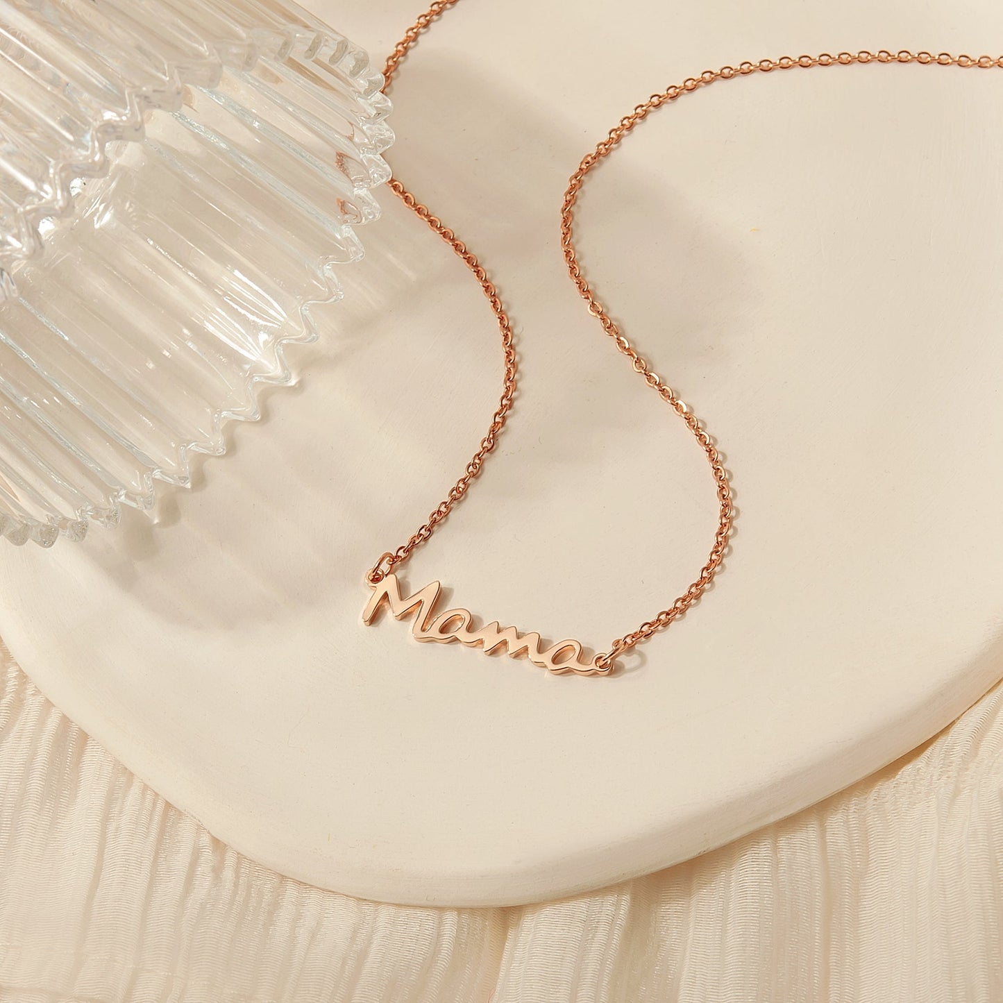 "I Love You Mom" Mama Necklace Gift Set