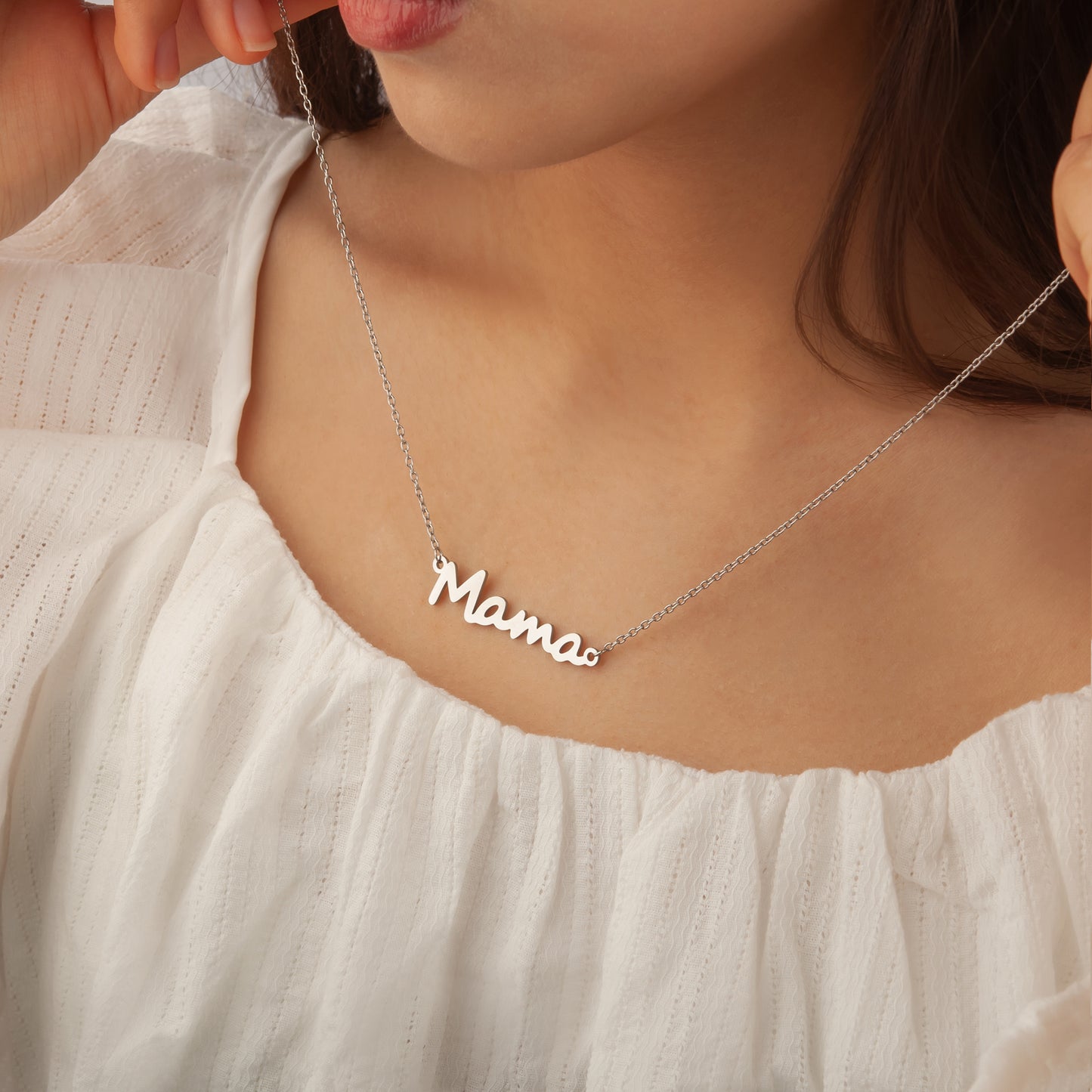 To an Amazing New Mom Mama Necklace Gift Set