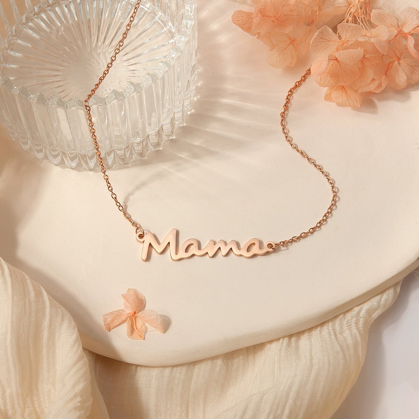 "I Love You Mom" Mama Necklace Gift Set