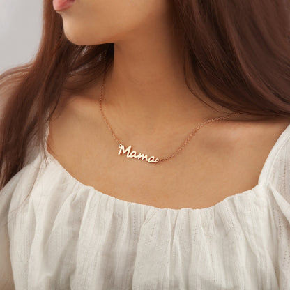 "I Love You Mom" Mama Necklace Gift Set