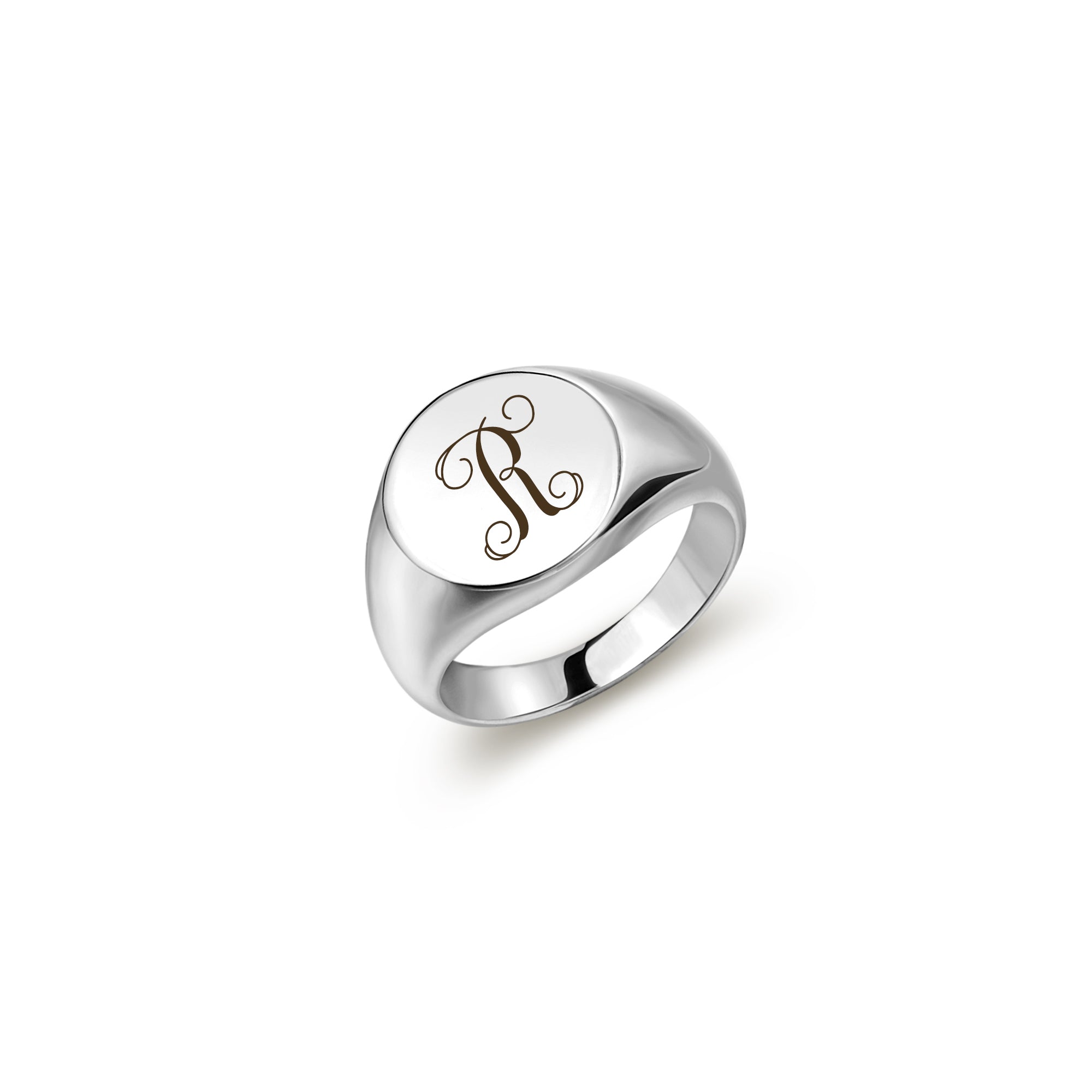 Custom Unisex Stainless Steel Signet Ring