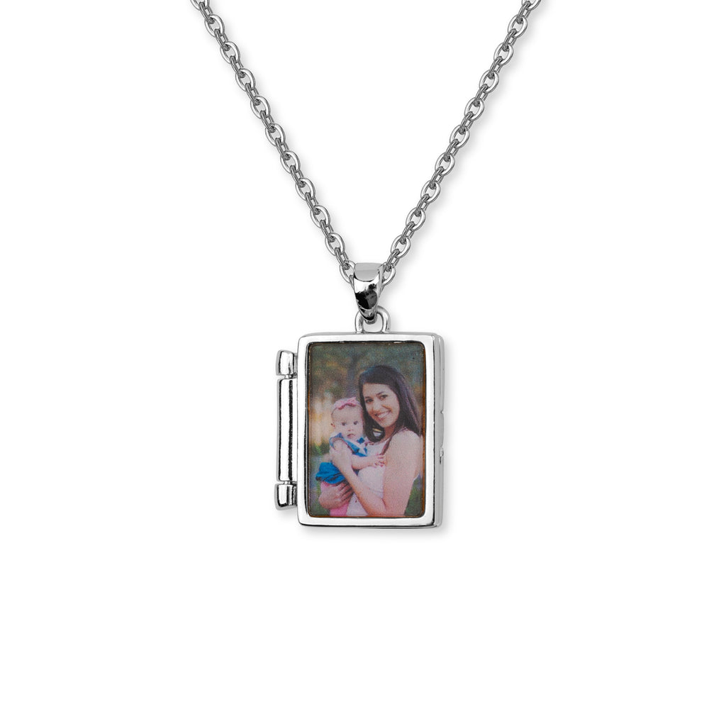 Photo Locket Book-Style Necklace