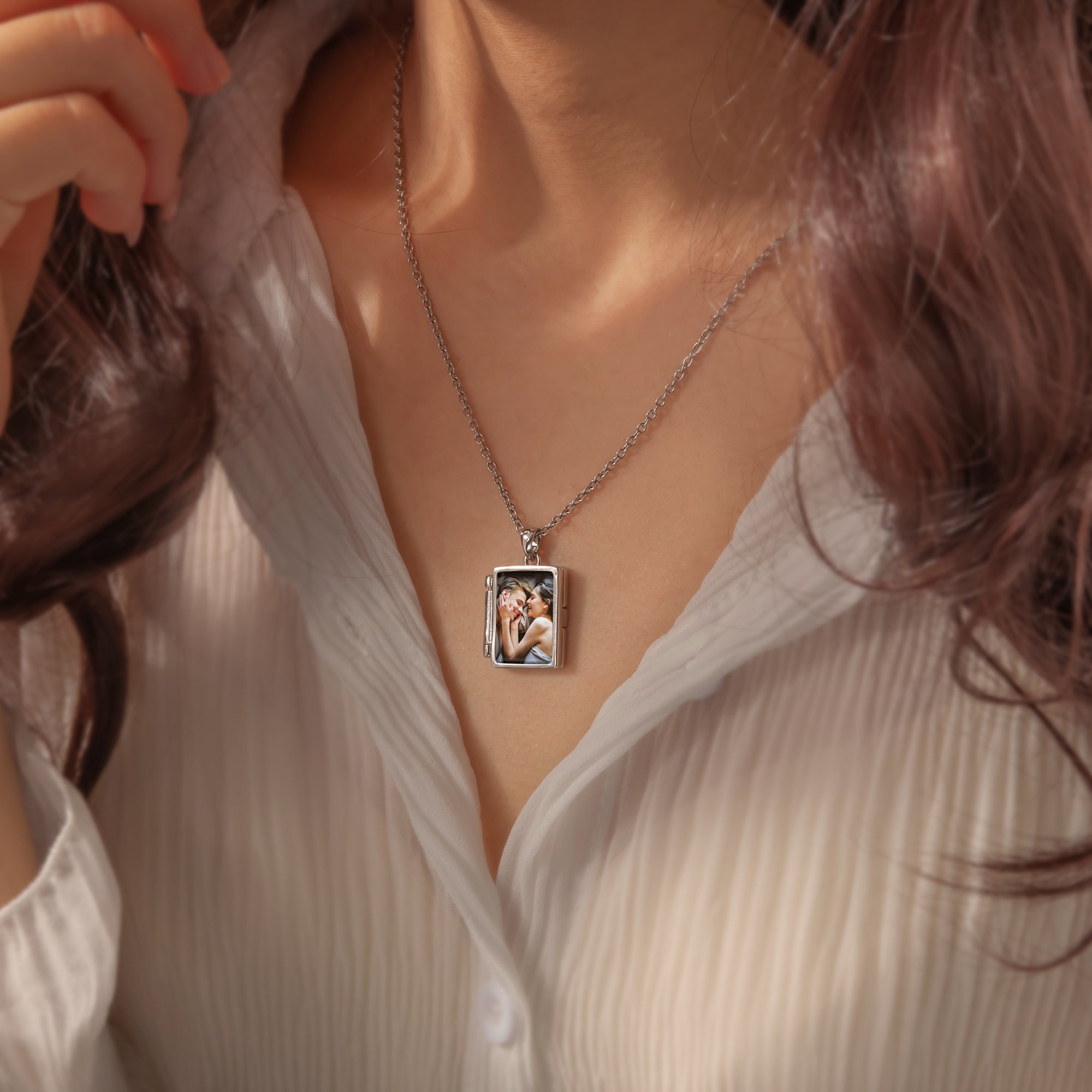 Personalized Photo Locket Necklace