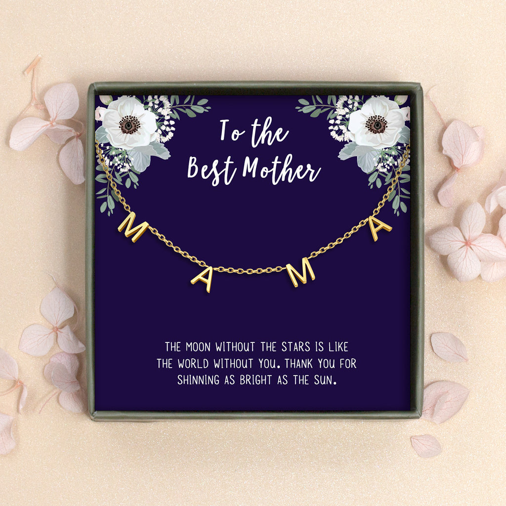 To the Best Mother MAMA Necklace